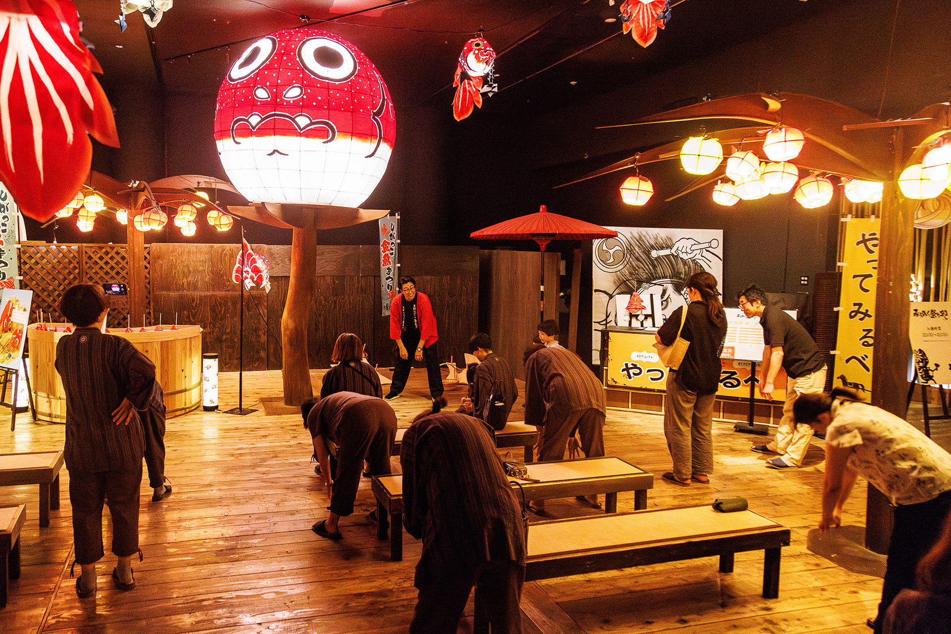 朝は津軽弁ラジオ体操でスタート。ちょっと力が抜ける感じのかけ声が楽しい