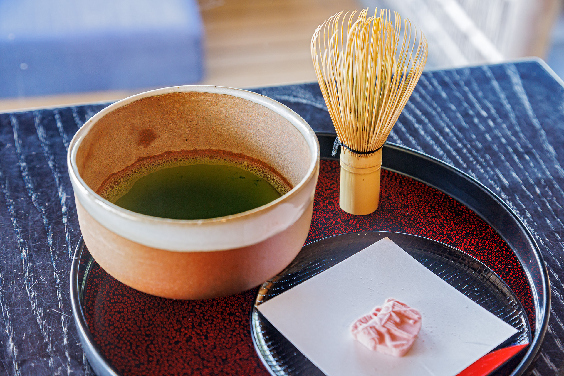 抹茶が味わえる