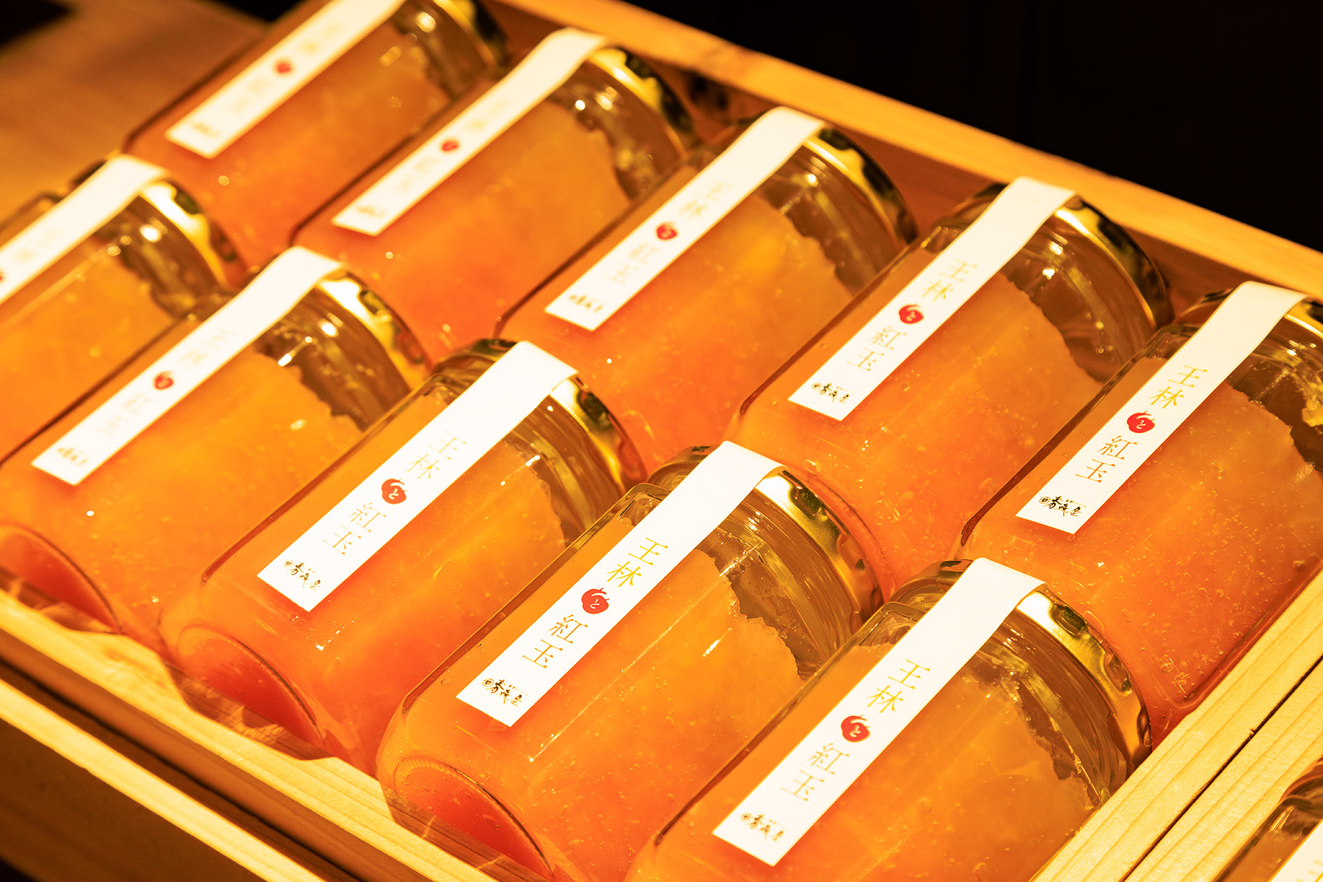 オリジナルのりんごジャムも。朝食ビュッフェで味わうことができる