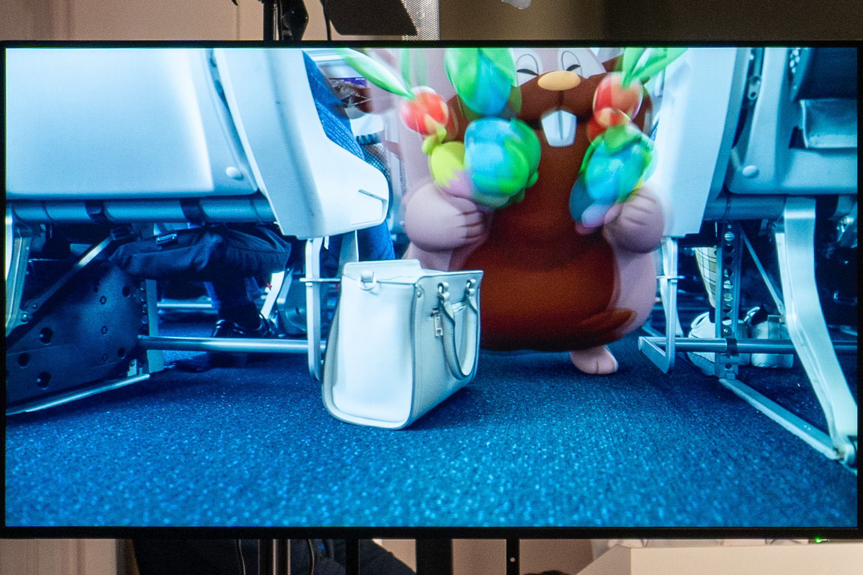 ポケモンたちを通じて分かりやすく説明している機内安全ビデオ