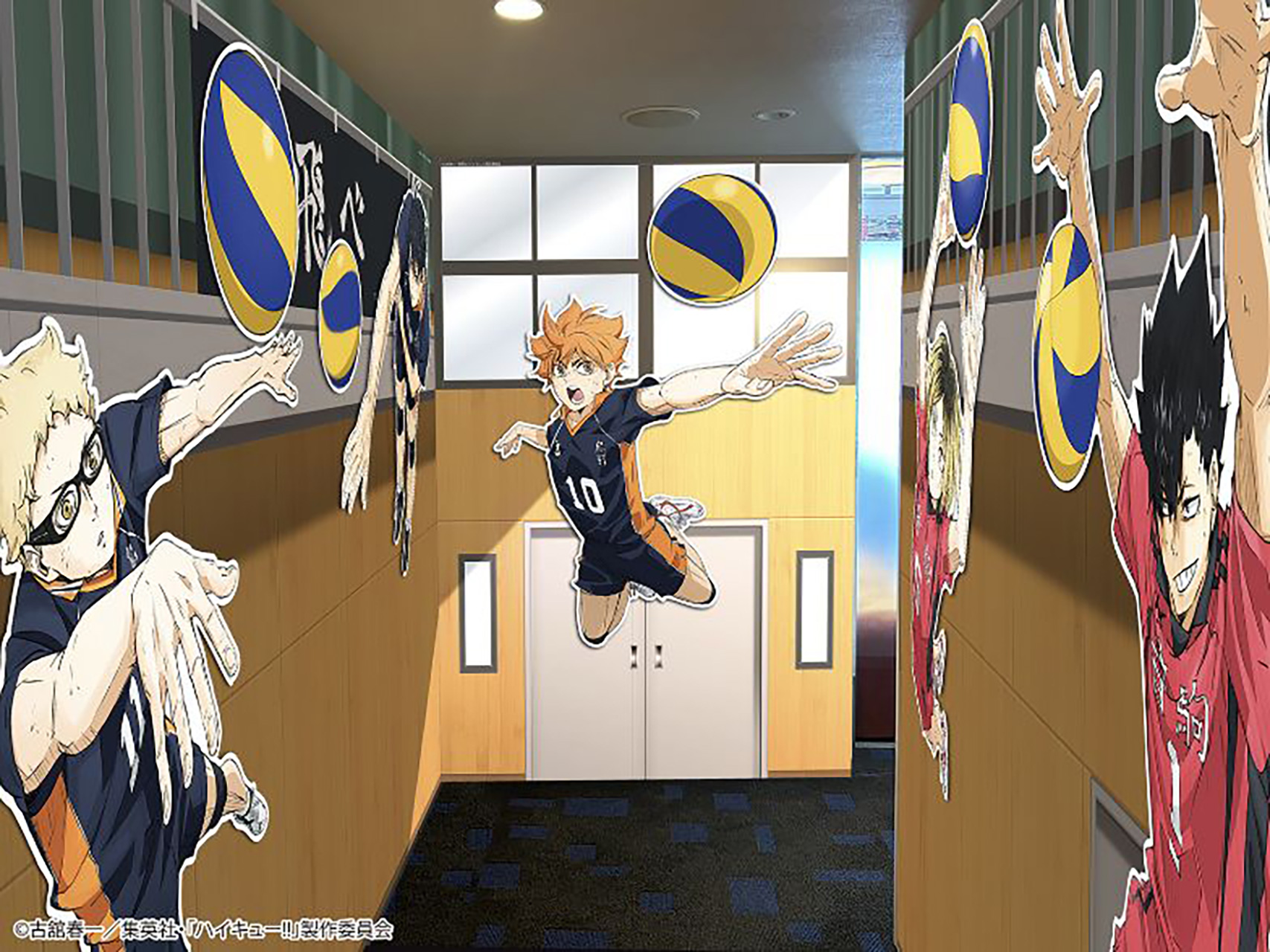 ツイン（1752/1522号室）の廊下装飾