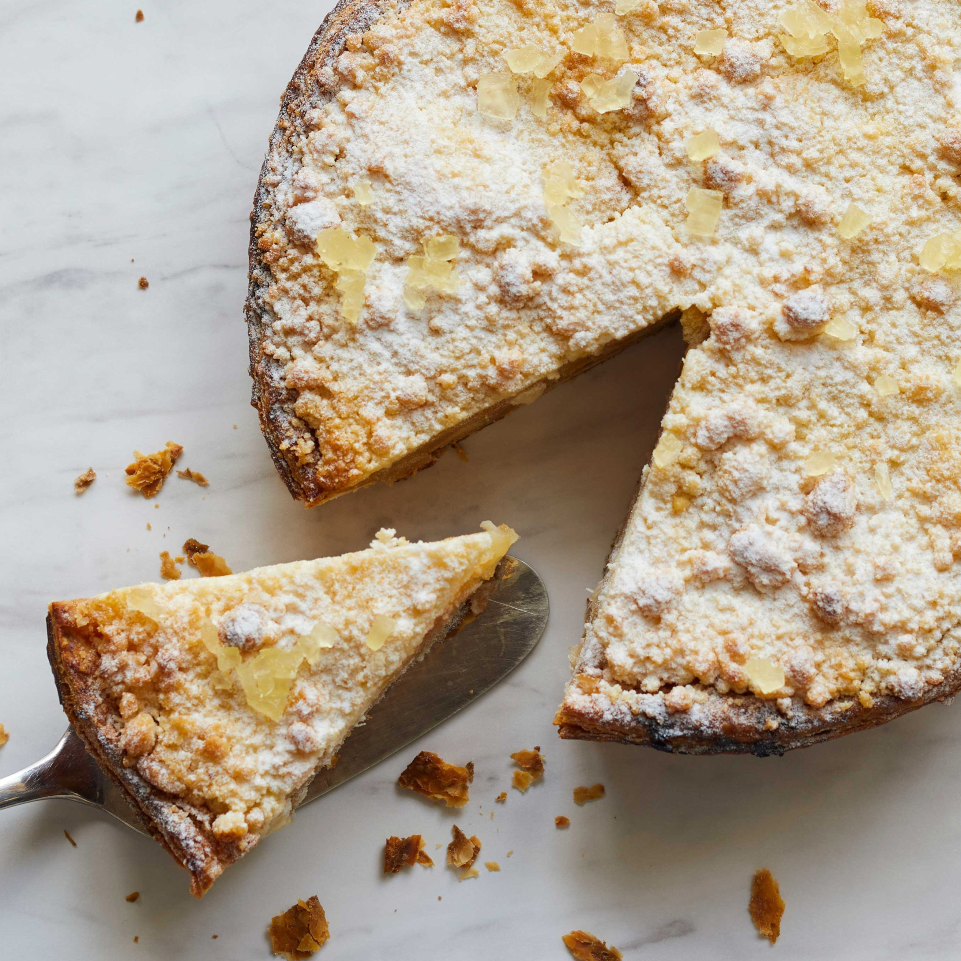 グラニースミスからは、定番クランブルアップルパイと夏限定パインミルクアップルパイの2種類