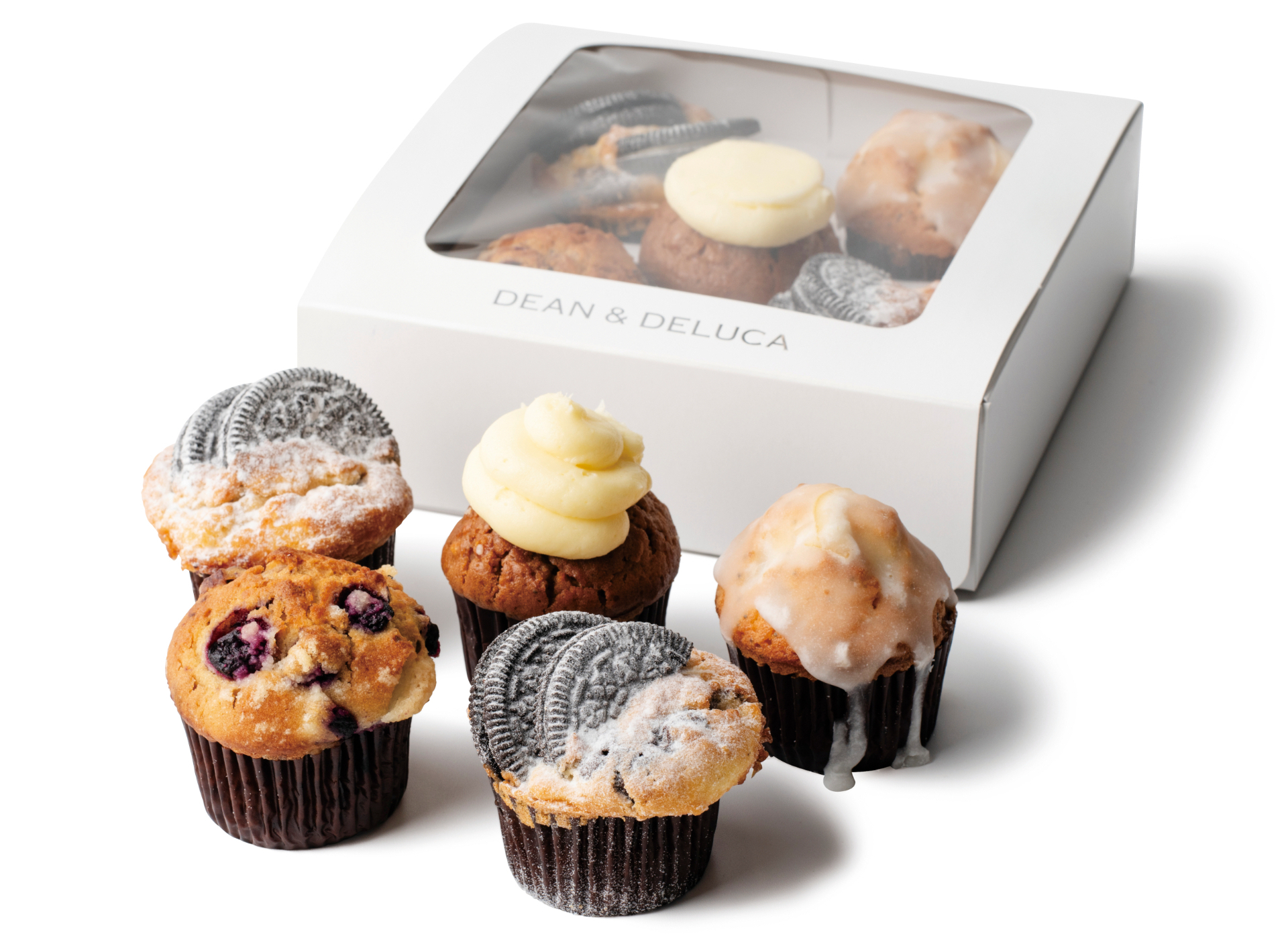 常設店舗で展開しているマフィンを小さなサイズにして詰め合わせた「DEAN＆DELUCAマフィンアソート」