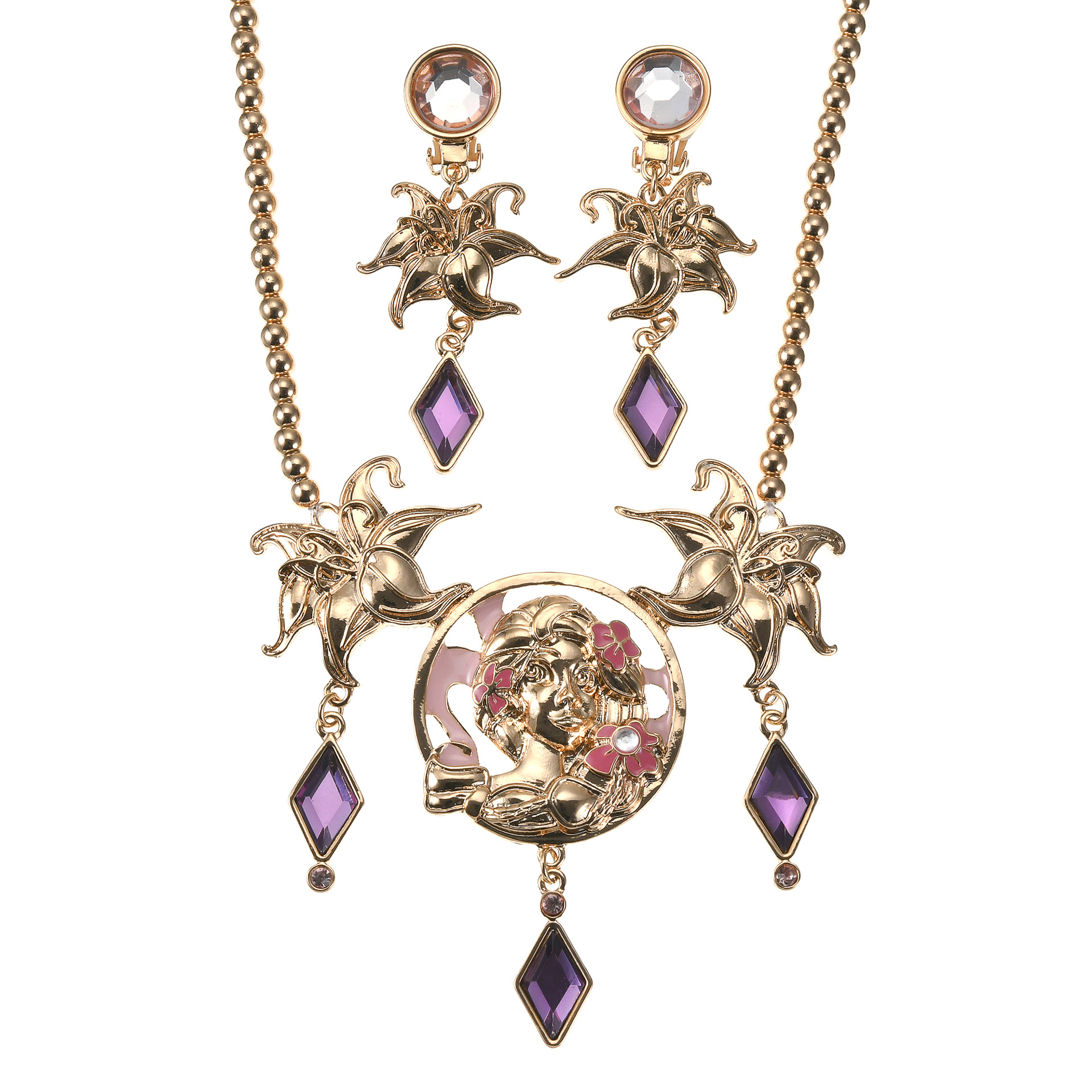 「キッズ用アクセサリーセット＜ラプンツェル＞」（2400円）