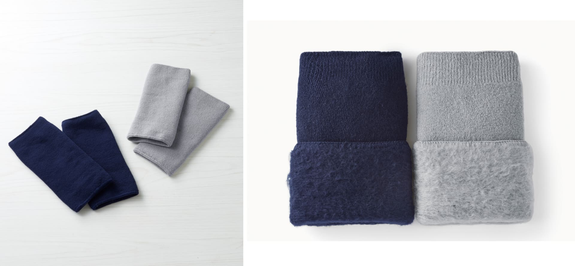 もちはだ起毛のあったかアームカバー