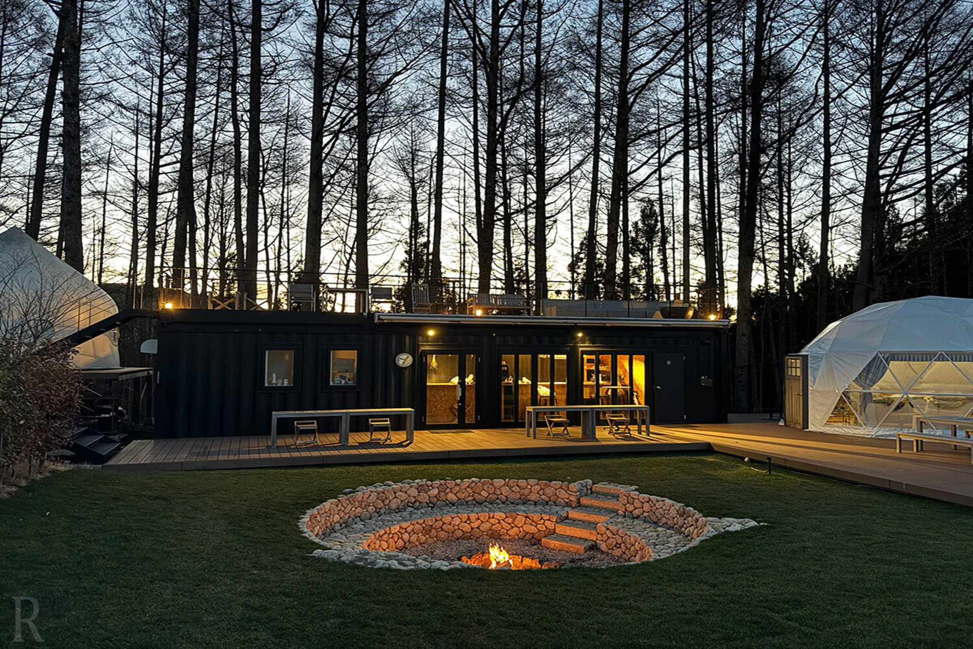 山梨県にファームグランピング「アイカフェファーム」誕生