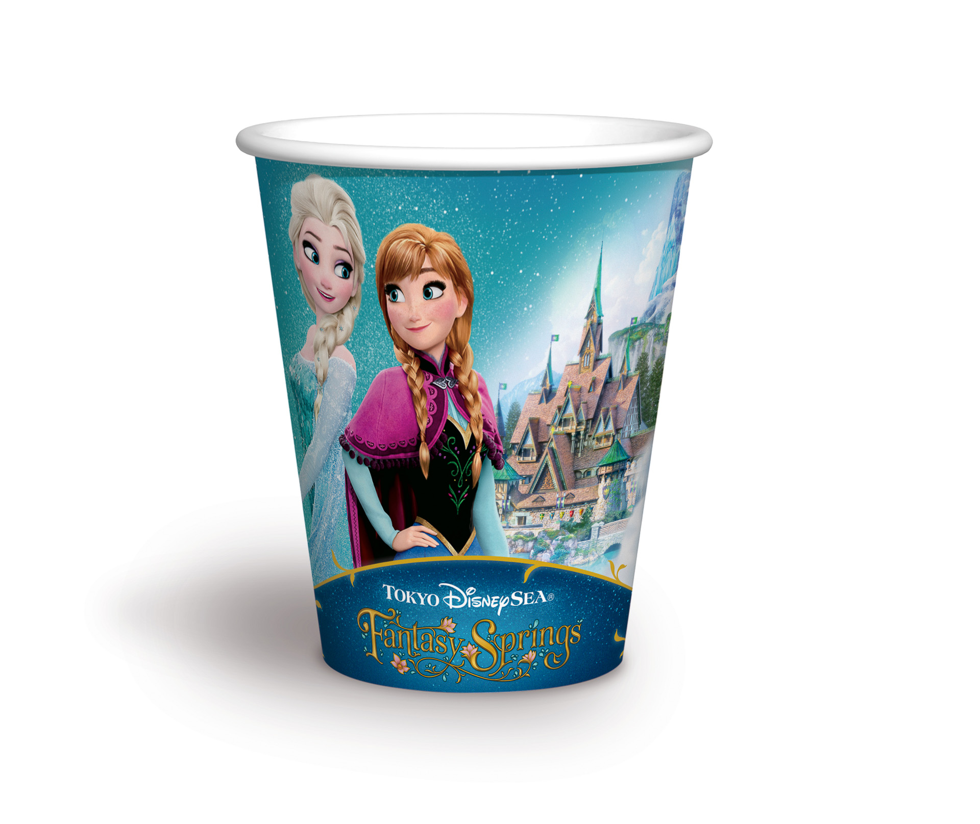 紙コップのデザインは、それぞれのエリアとキャラをデザイン