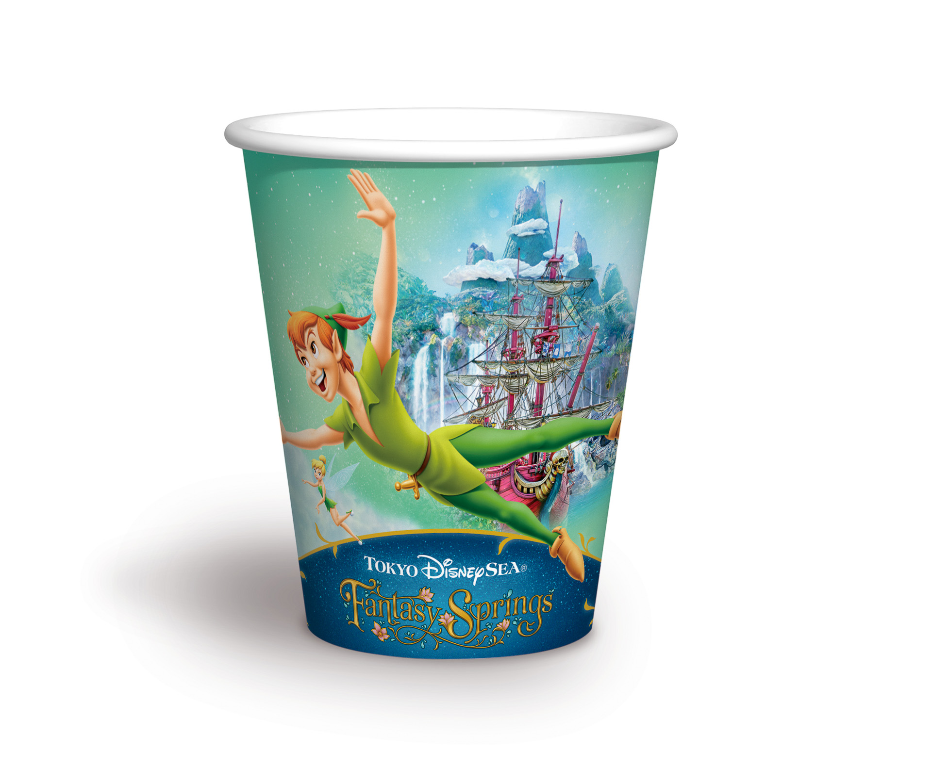 紙コップのデザインは、それぞれのエリアとキャラをデザイン