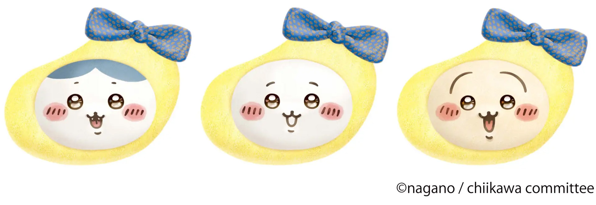 東京ばな奈のかぶりものをしたデザインも