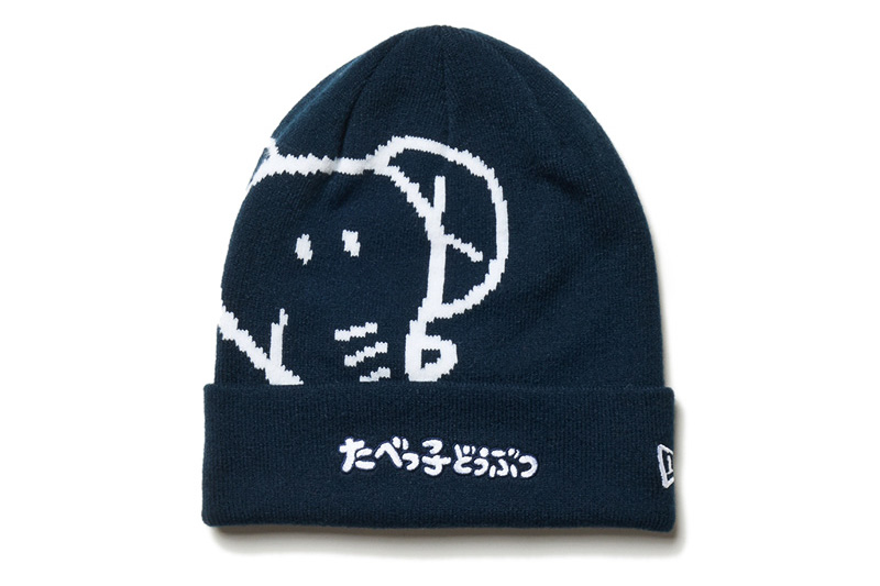 動物をジャカードで表現した「Basic Cuff Knit」（3740円）