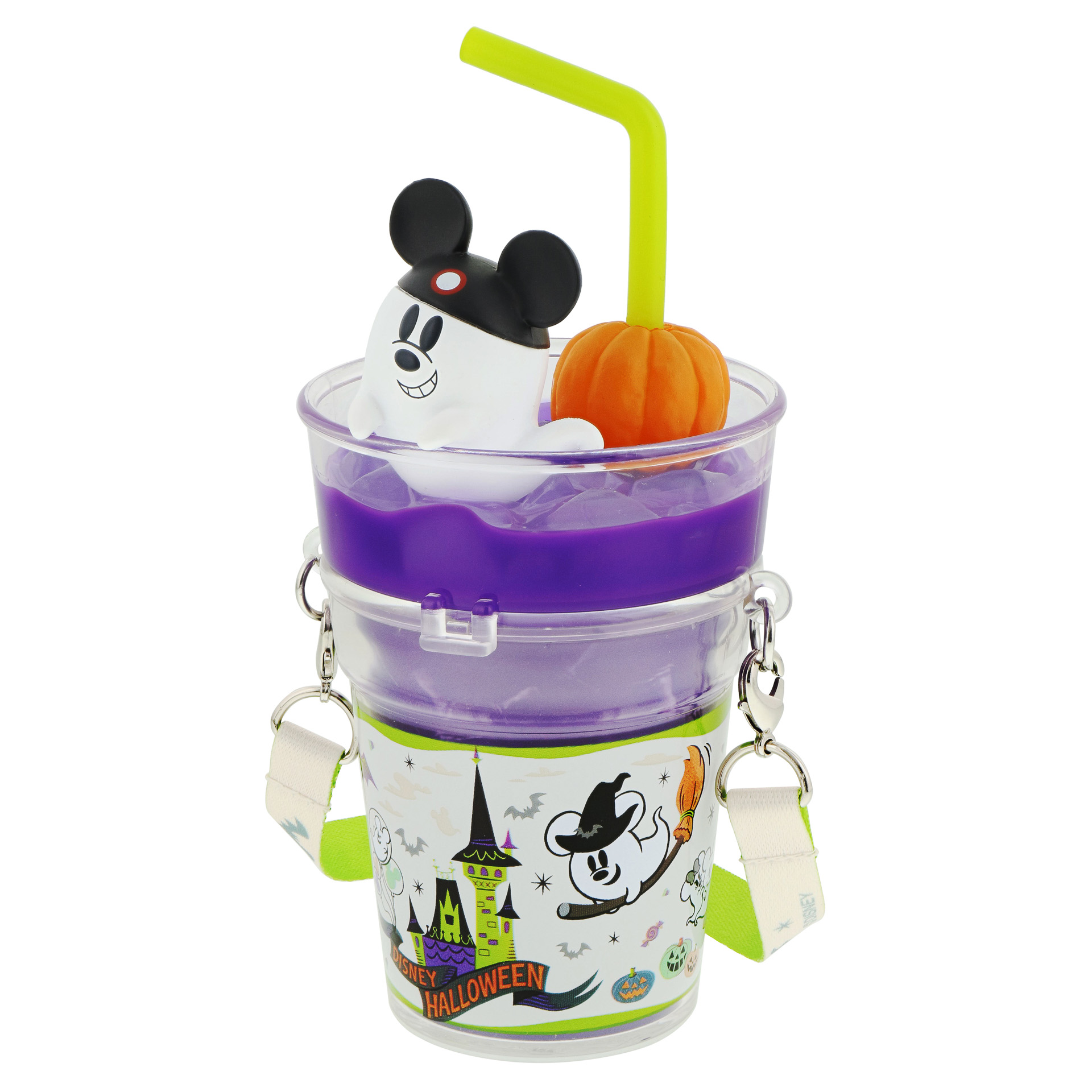 ドリンクのなかでゴーストが涼むようにも見えるデザインだ