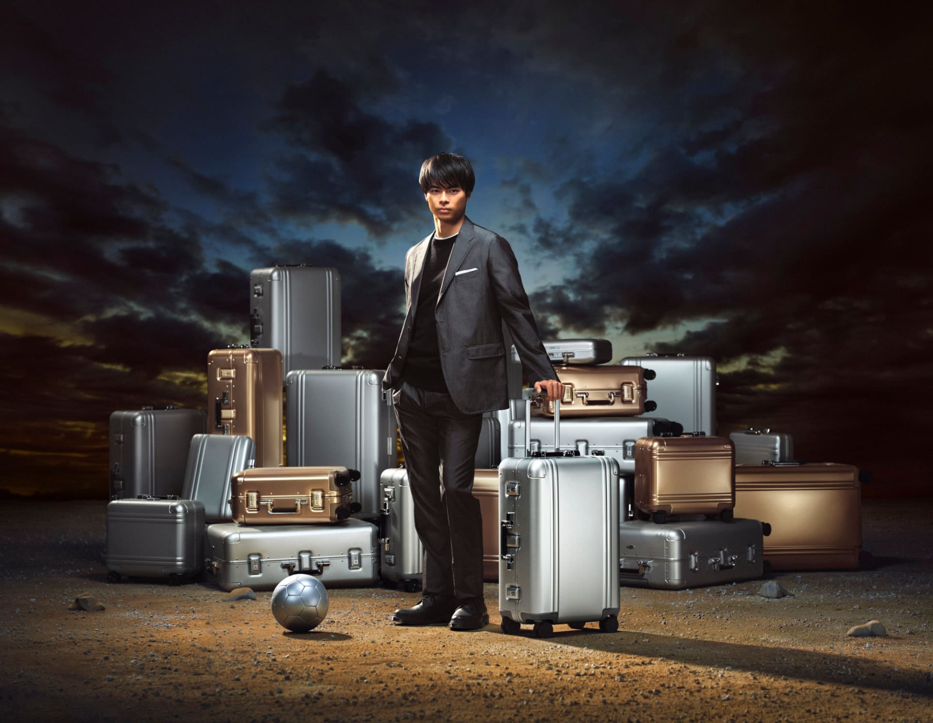 三苫選手を起用したキービジュアル