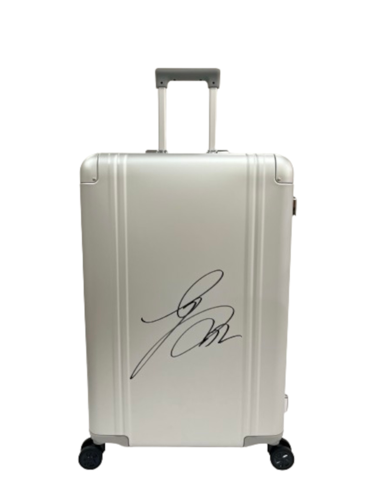 直筆サイン入りスーツケース