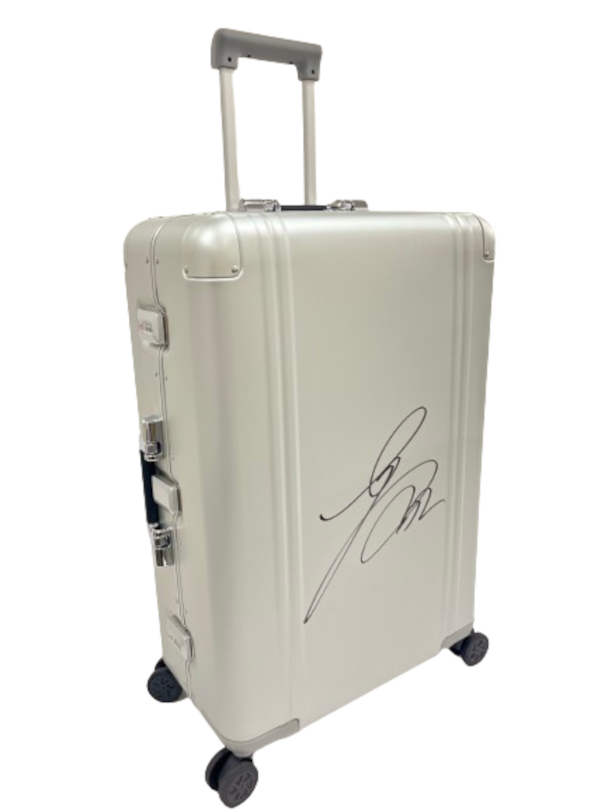 直筆サイン入りスーツケース