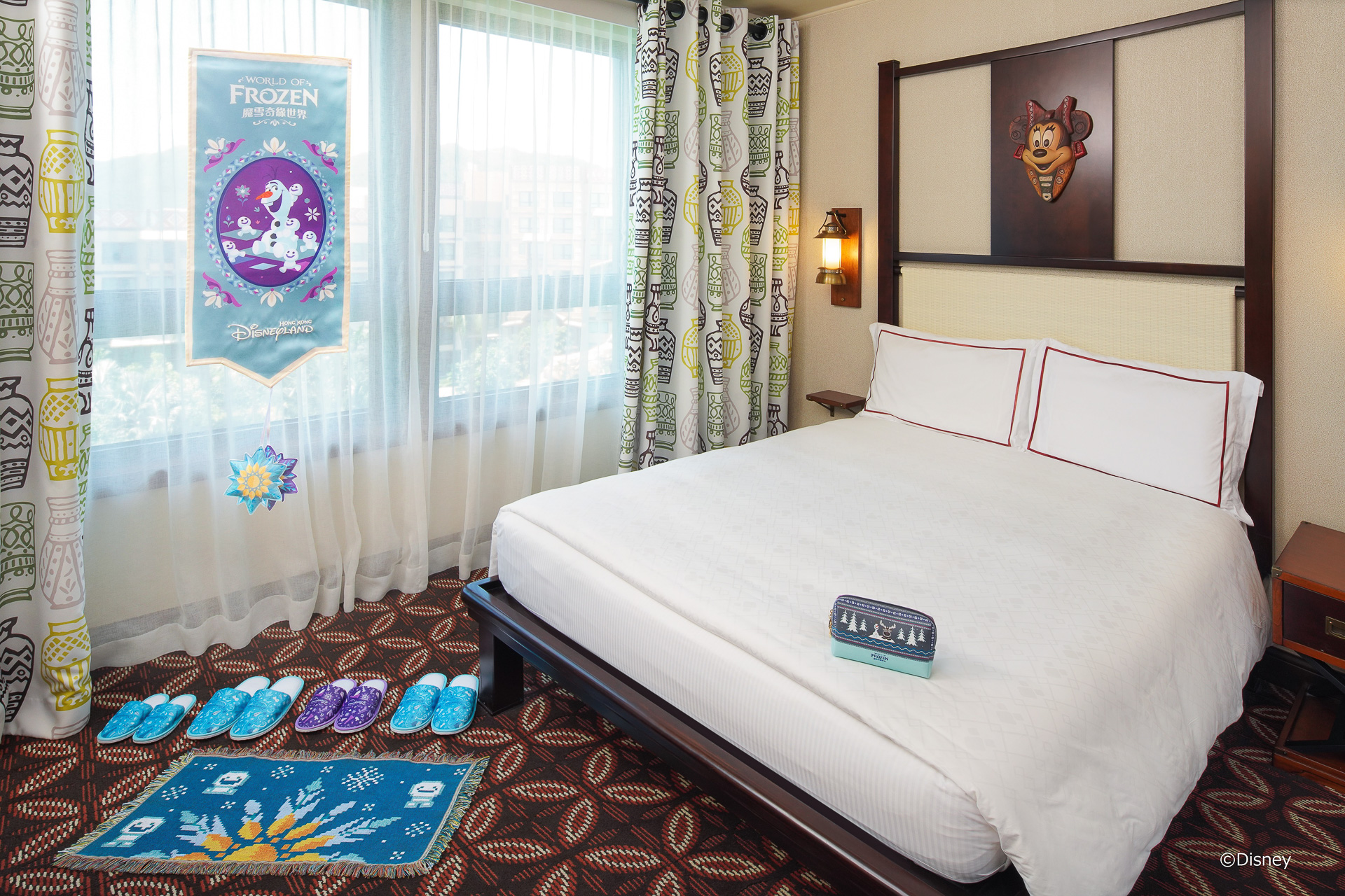 ルームデコが楽しめる「『ワールド・オブ・フローズン』インルーム・セレブレーション」