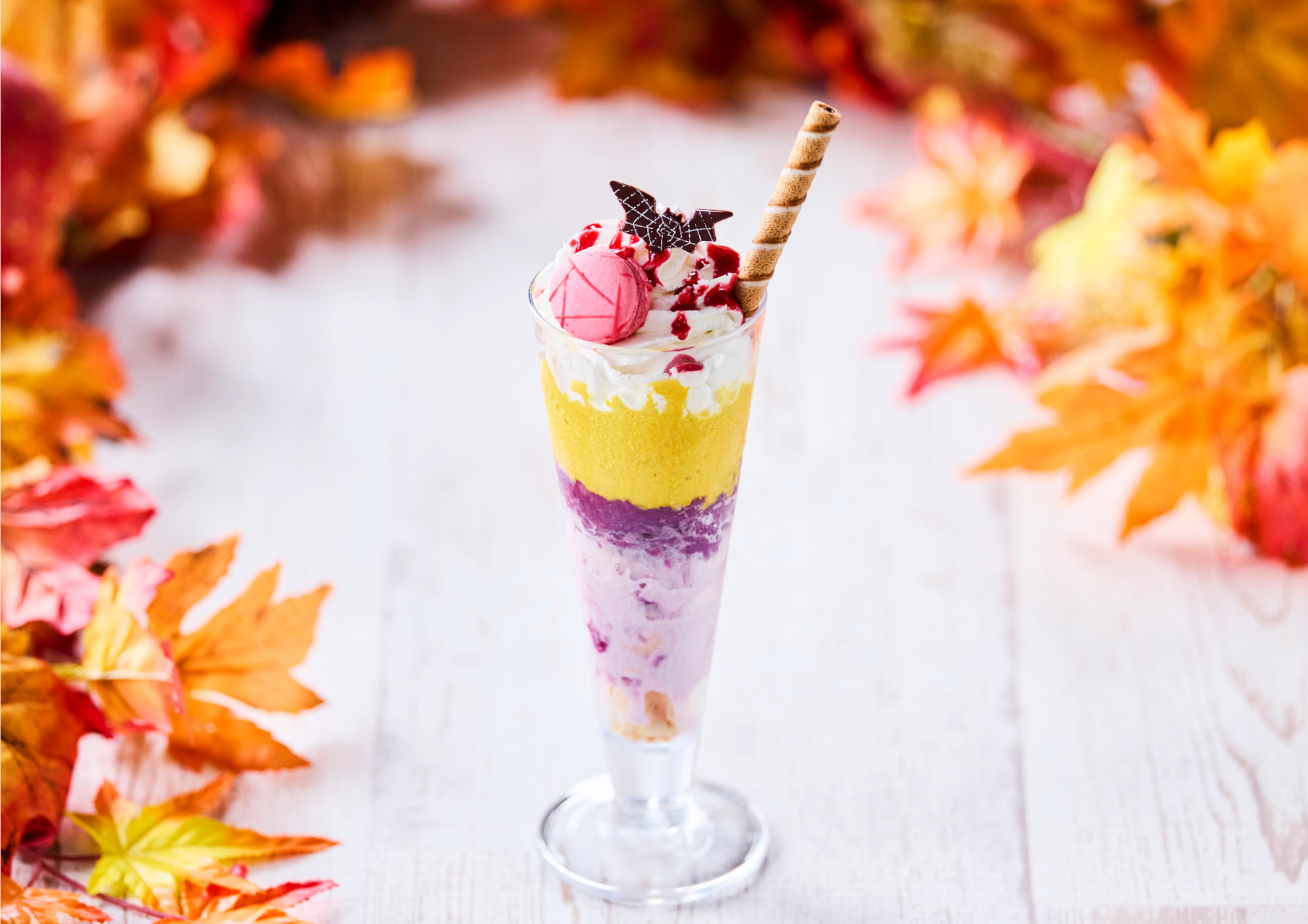 ハロウィーン風パフェ