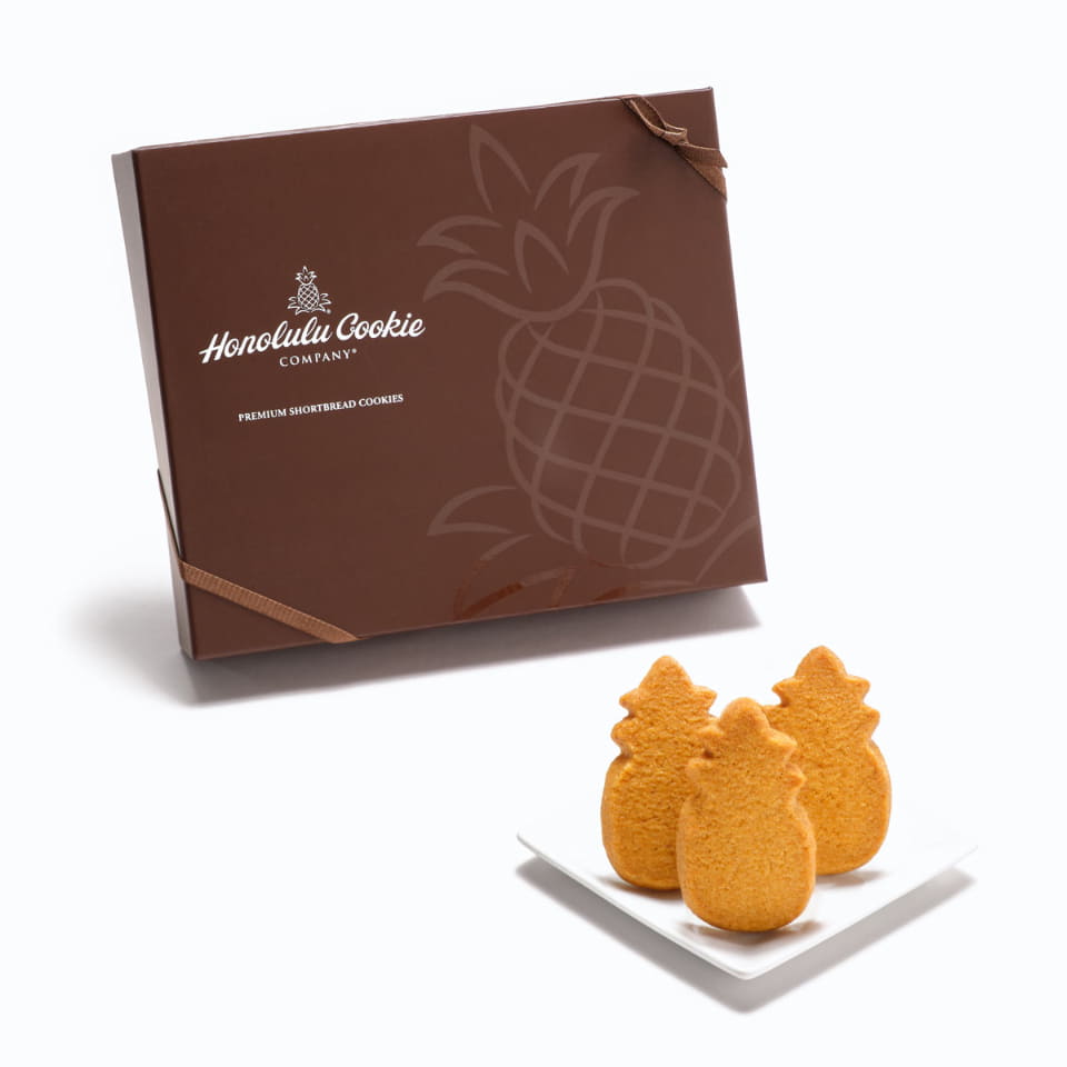 ホノルルクッキー、秋限定「パンプキン」。ホワイトチョコがけ