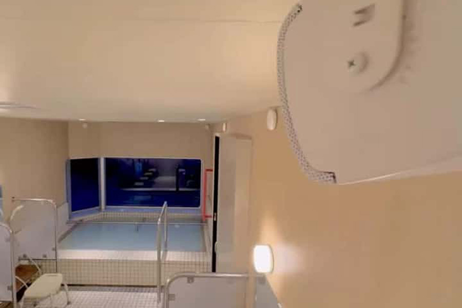 「雲の湯」と「海のテラス」足湯にBOSE製スピーカー設置