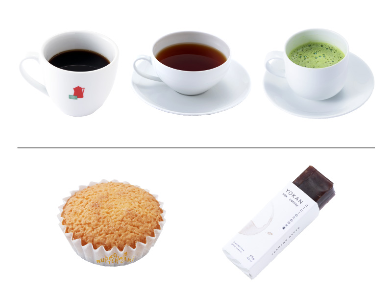 ホットドリンク・セットスイーツ各種