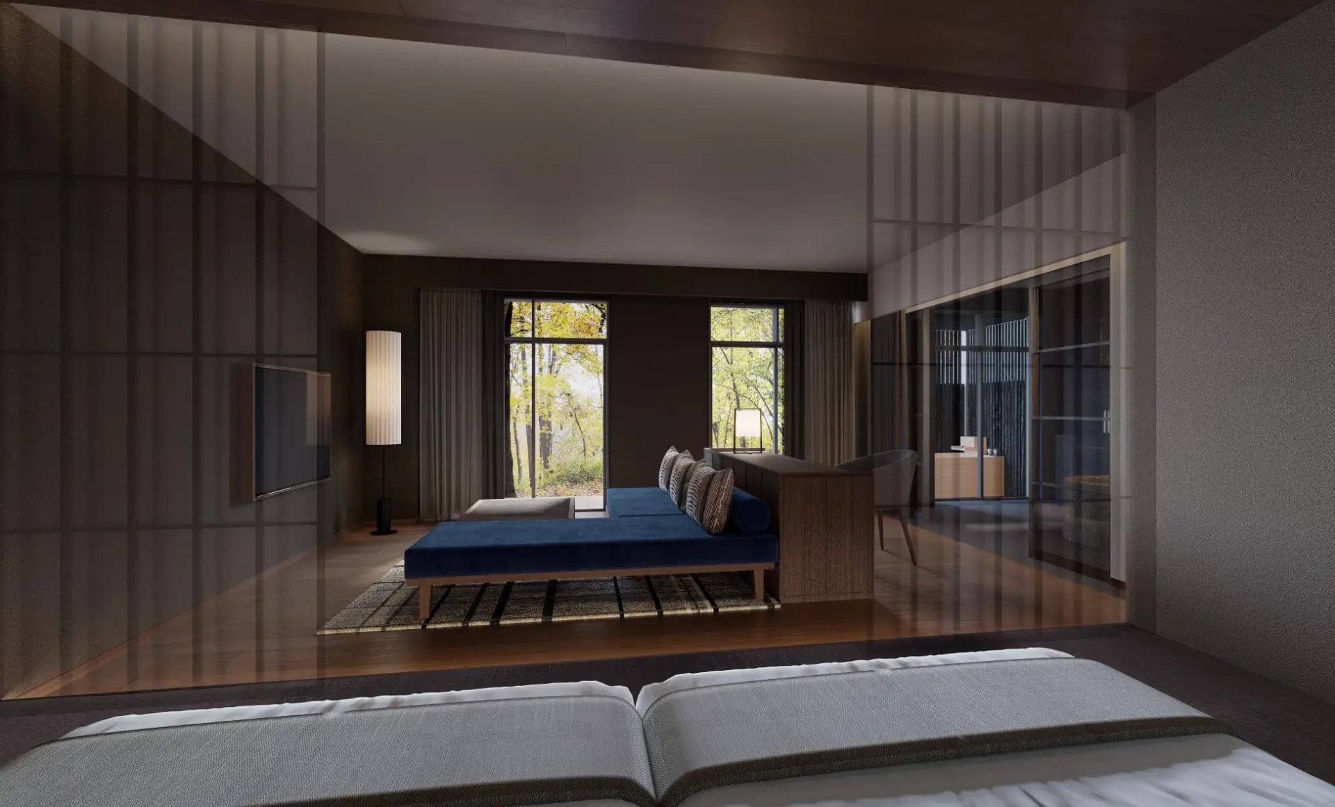 客室「森旬の籠スイート」