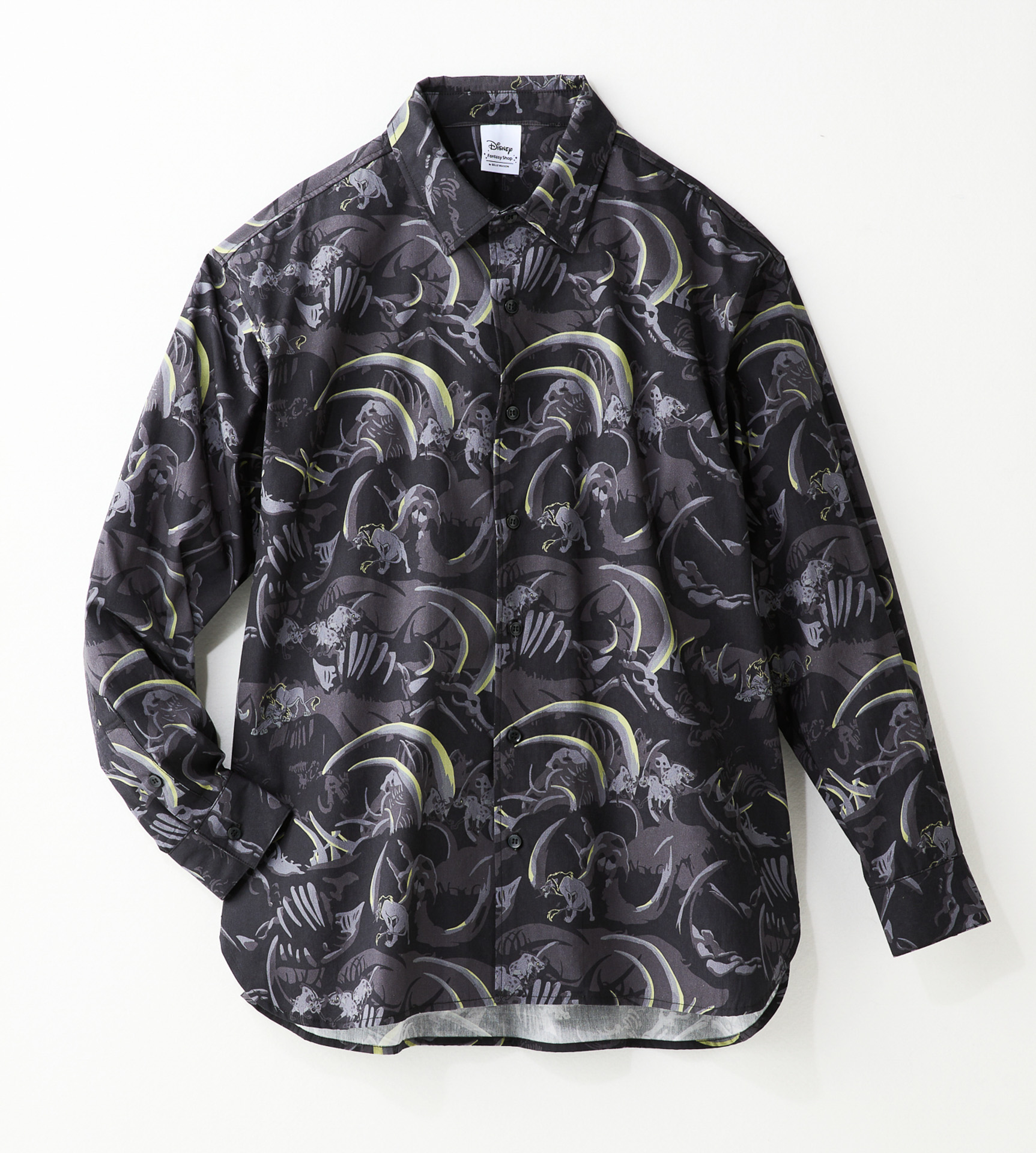 「ユニセックス総柄シャツ＜ライオン・キング/スカー＞」（6990円）