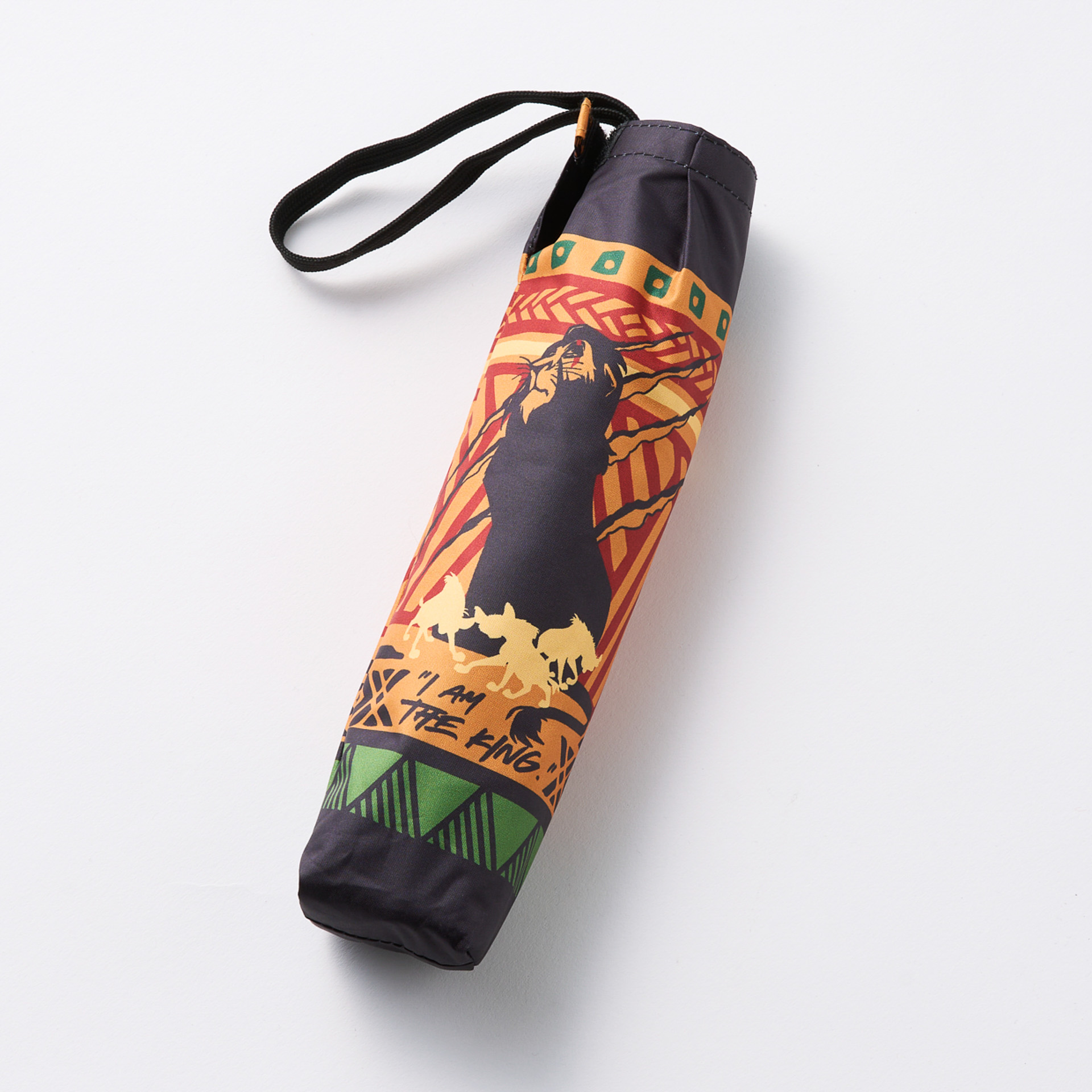 「1級遮光折りたたみ晴雨兼用日傘『ライオン・キング/スカー』」（5990円）