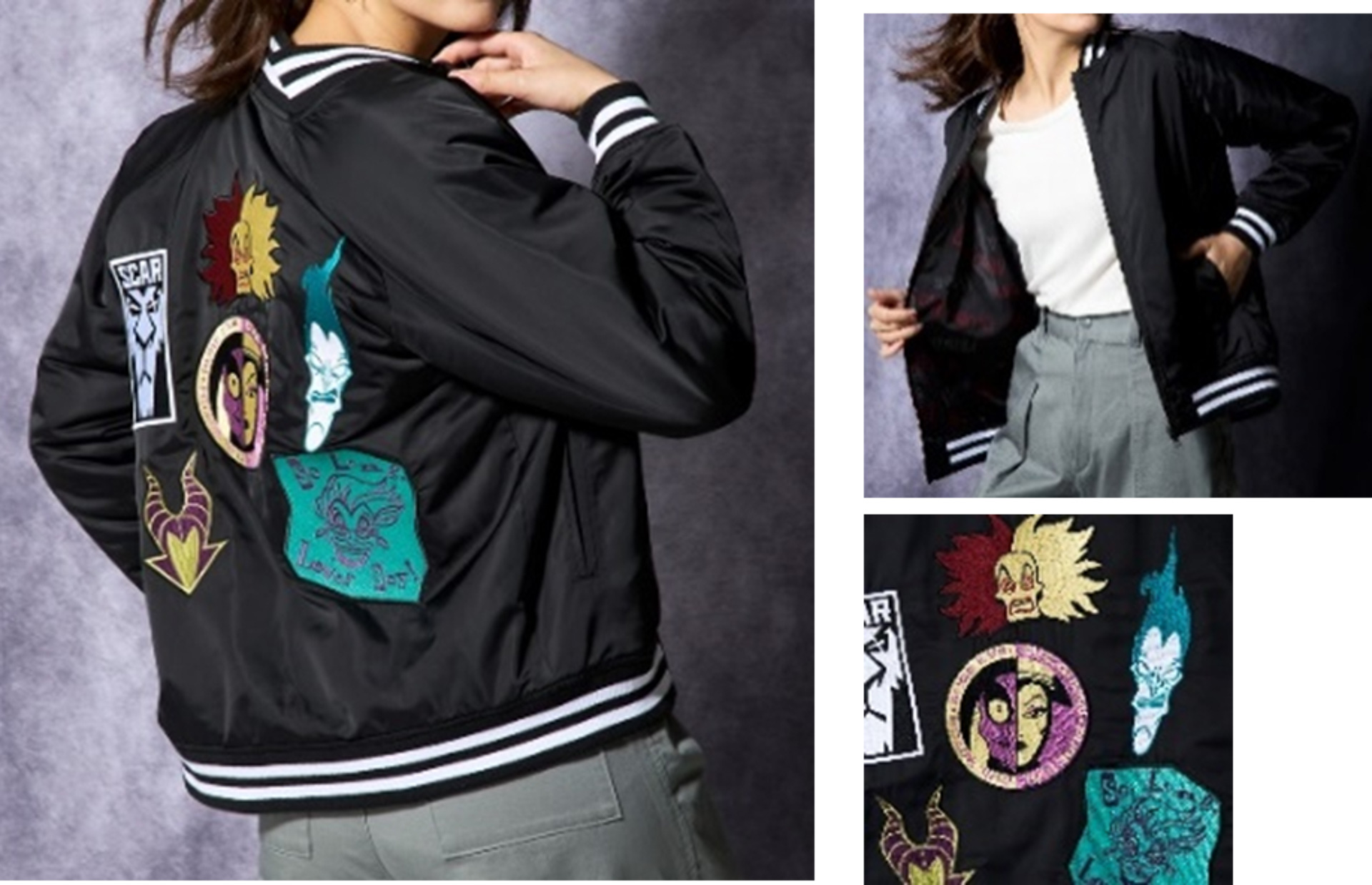 「ユニセックススカジャン＜ヴィランズ＞」（1万9900円）