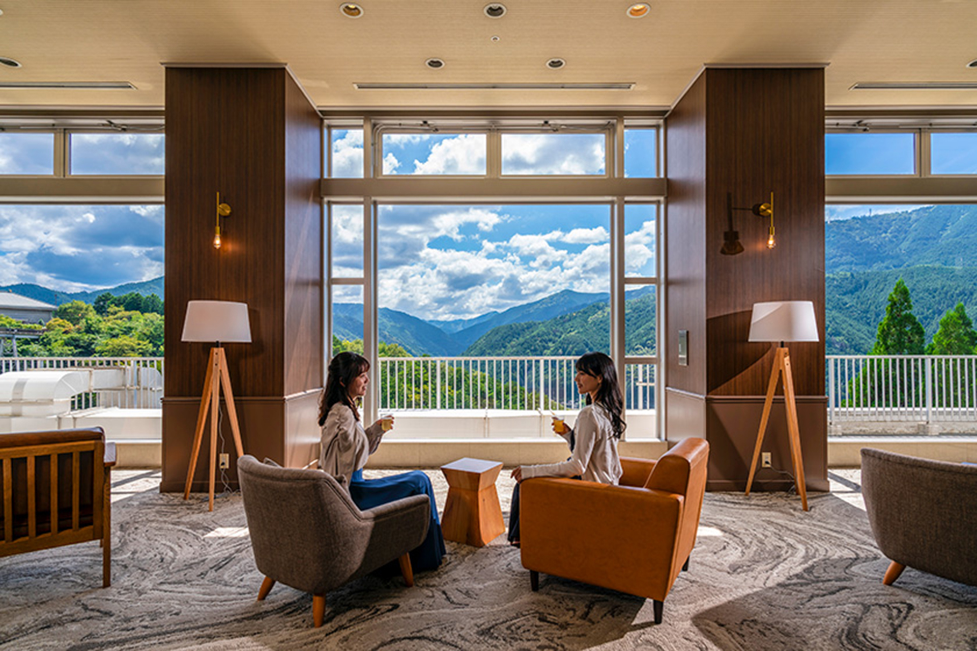 下呂新館のプレミアムラウンジ