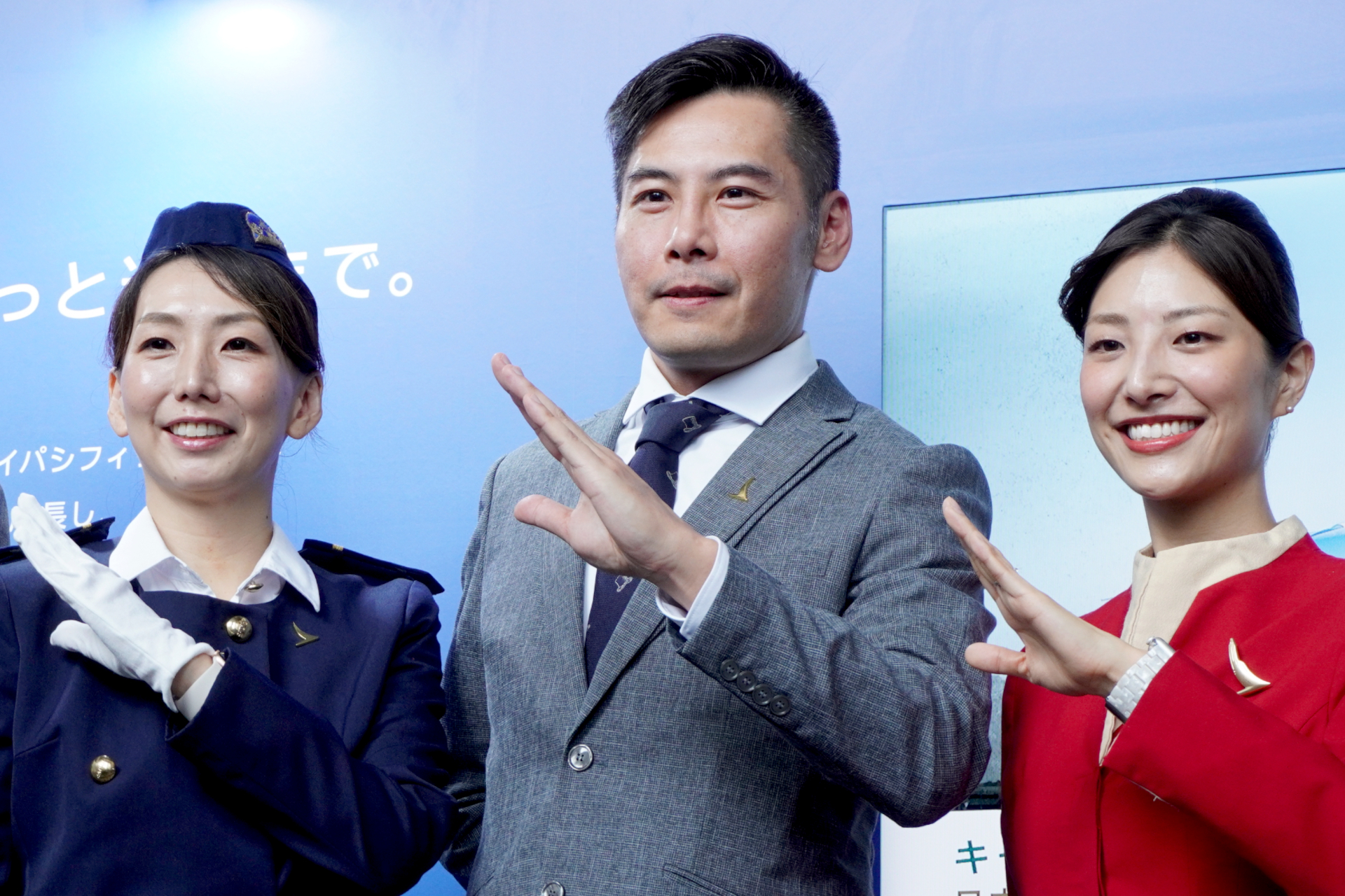 キャセイパシフィック航空が日本就航65周年イベントを六本木で開催中