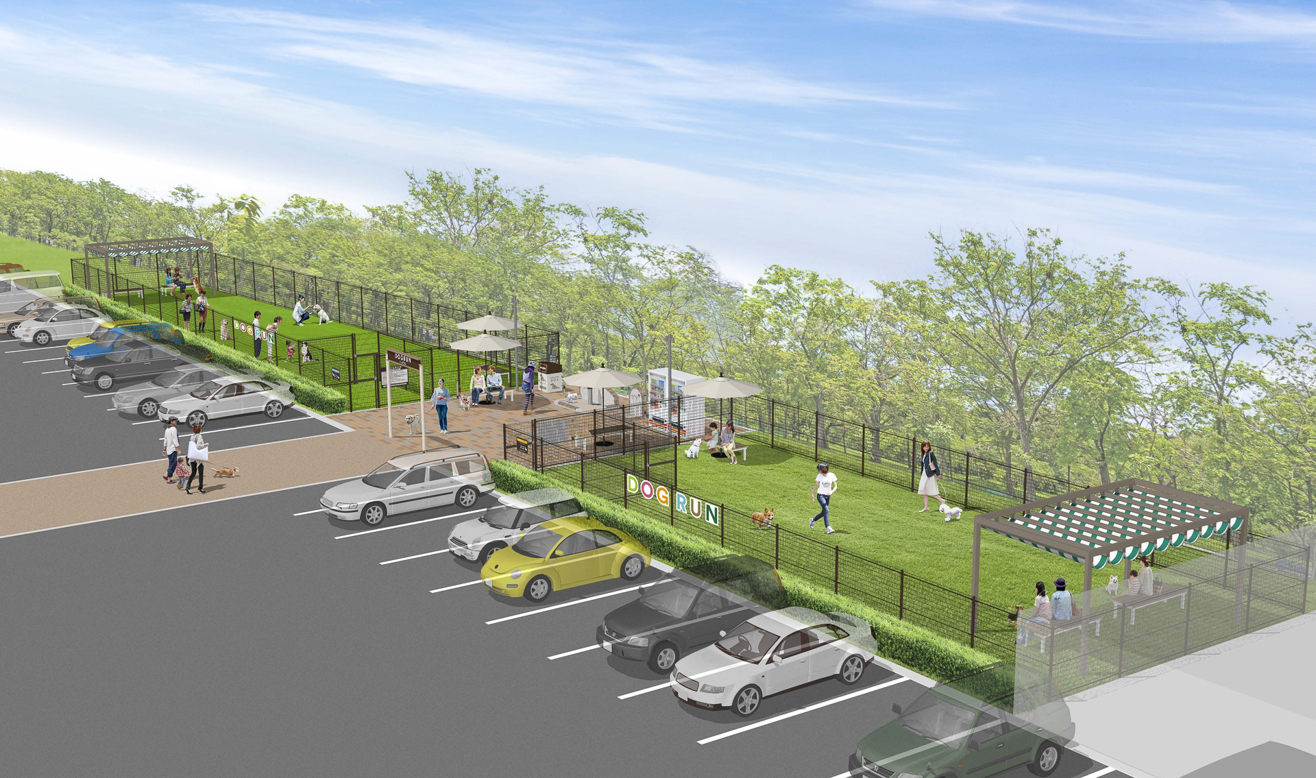 ドッグラン全体イメージ