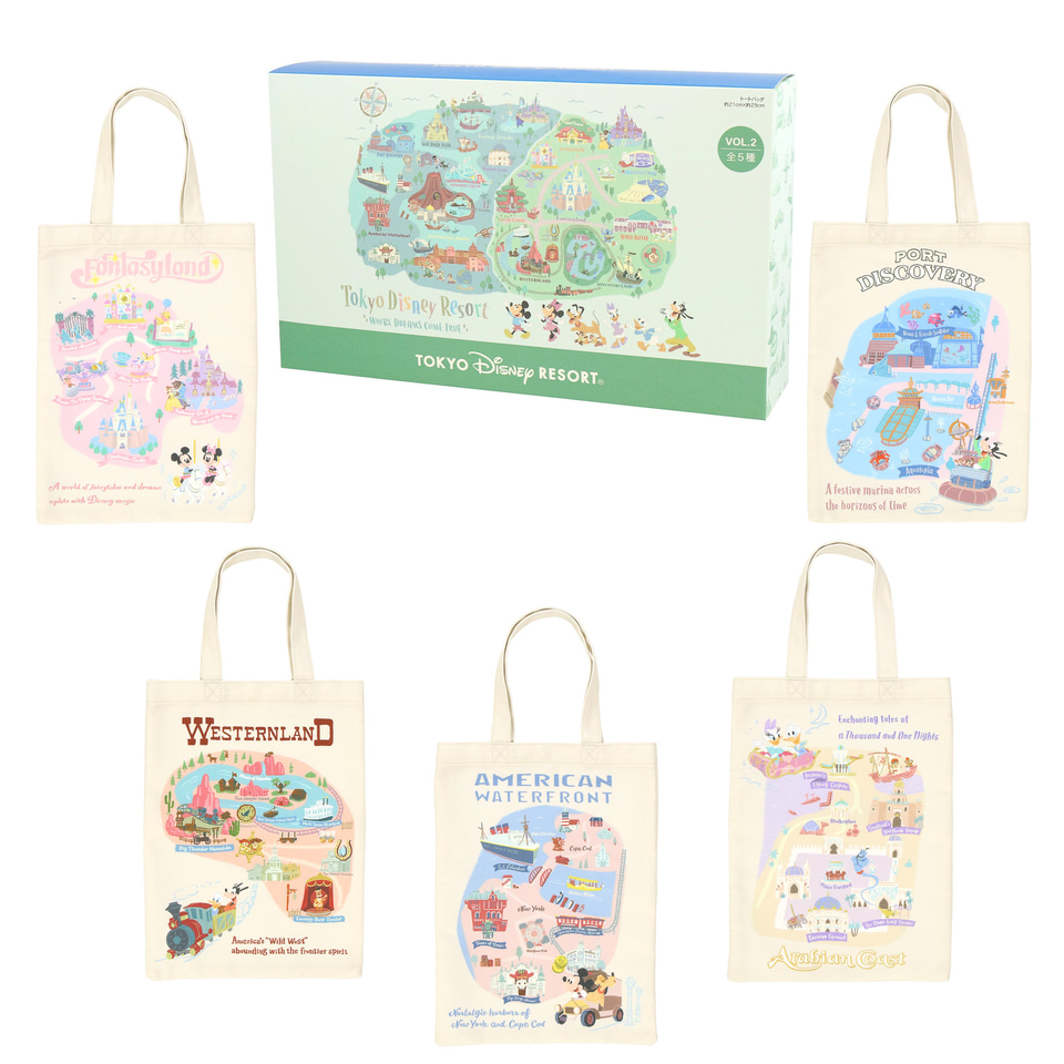 東京ディズニーリゾートをエンジョイするミッキーたちをデザイン