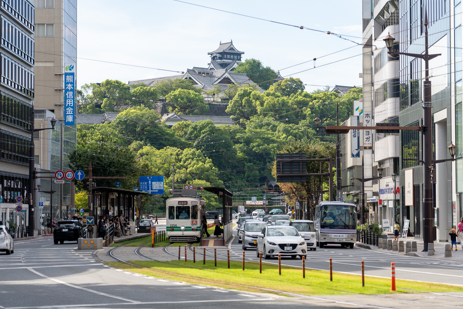 熊本中心地に戻って聞き取りスタート