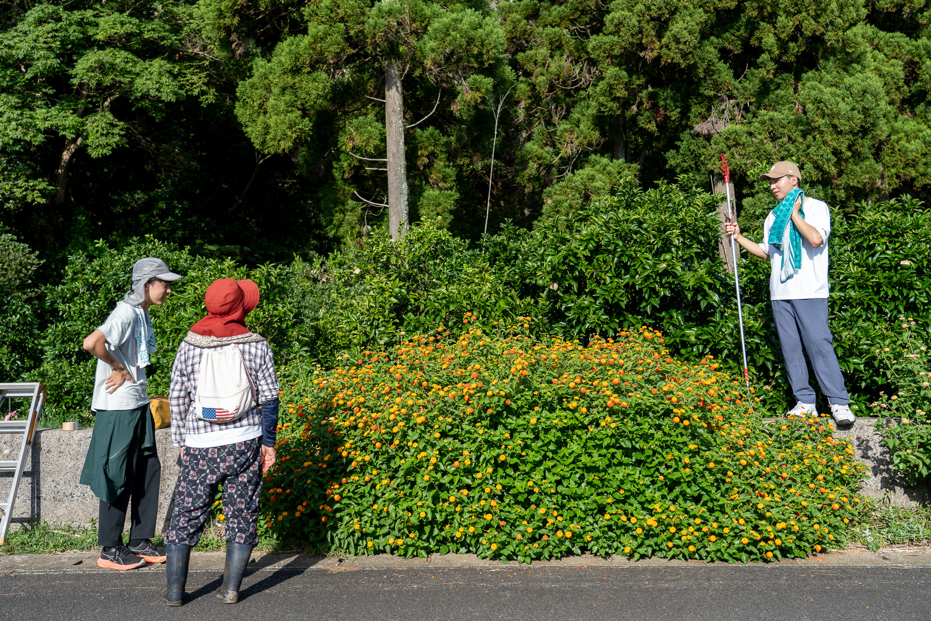 「おつかれさん」と声をかけてくれる荒木さん