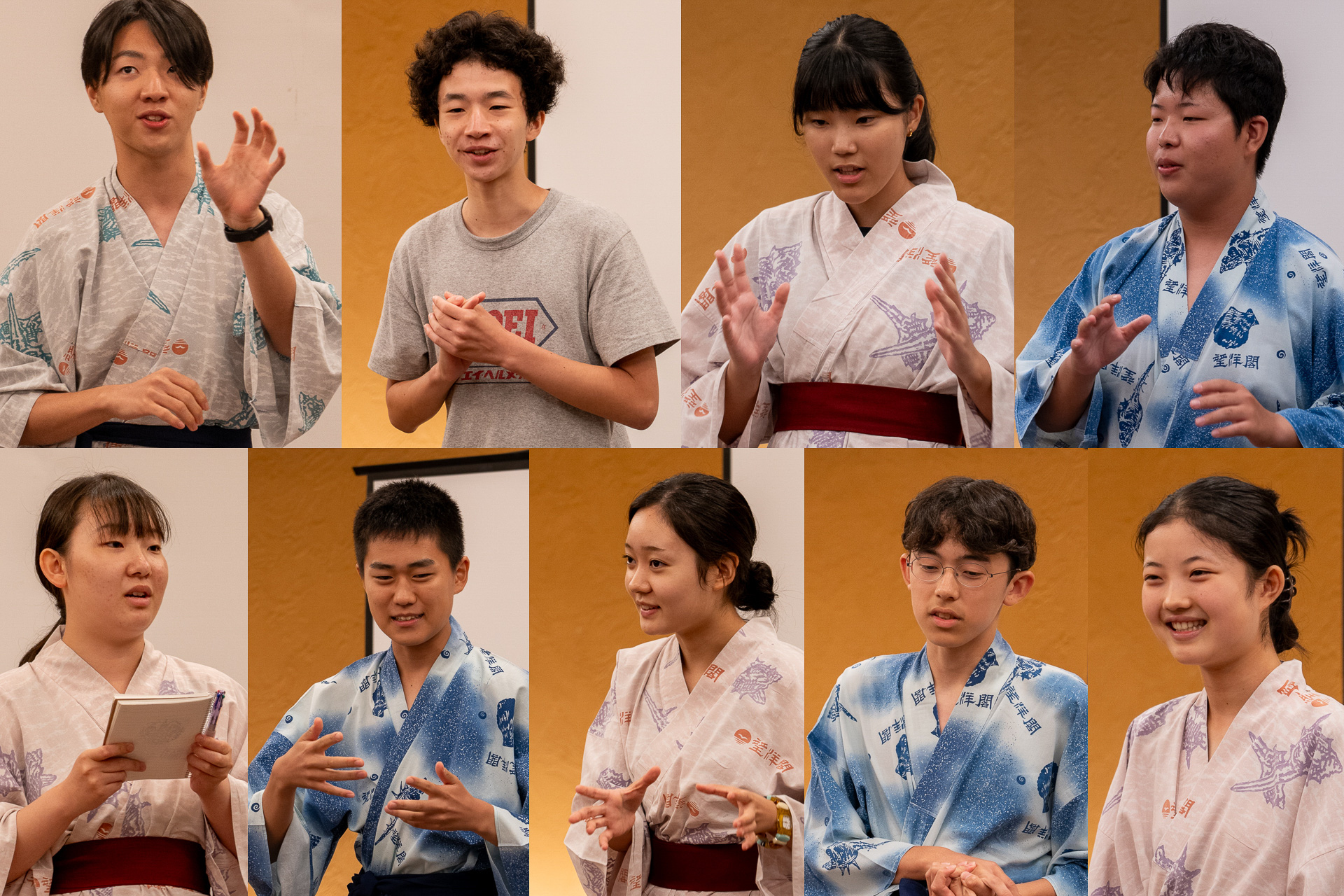 夕食後の発表会