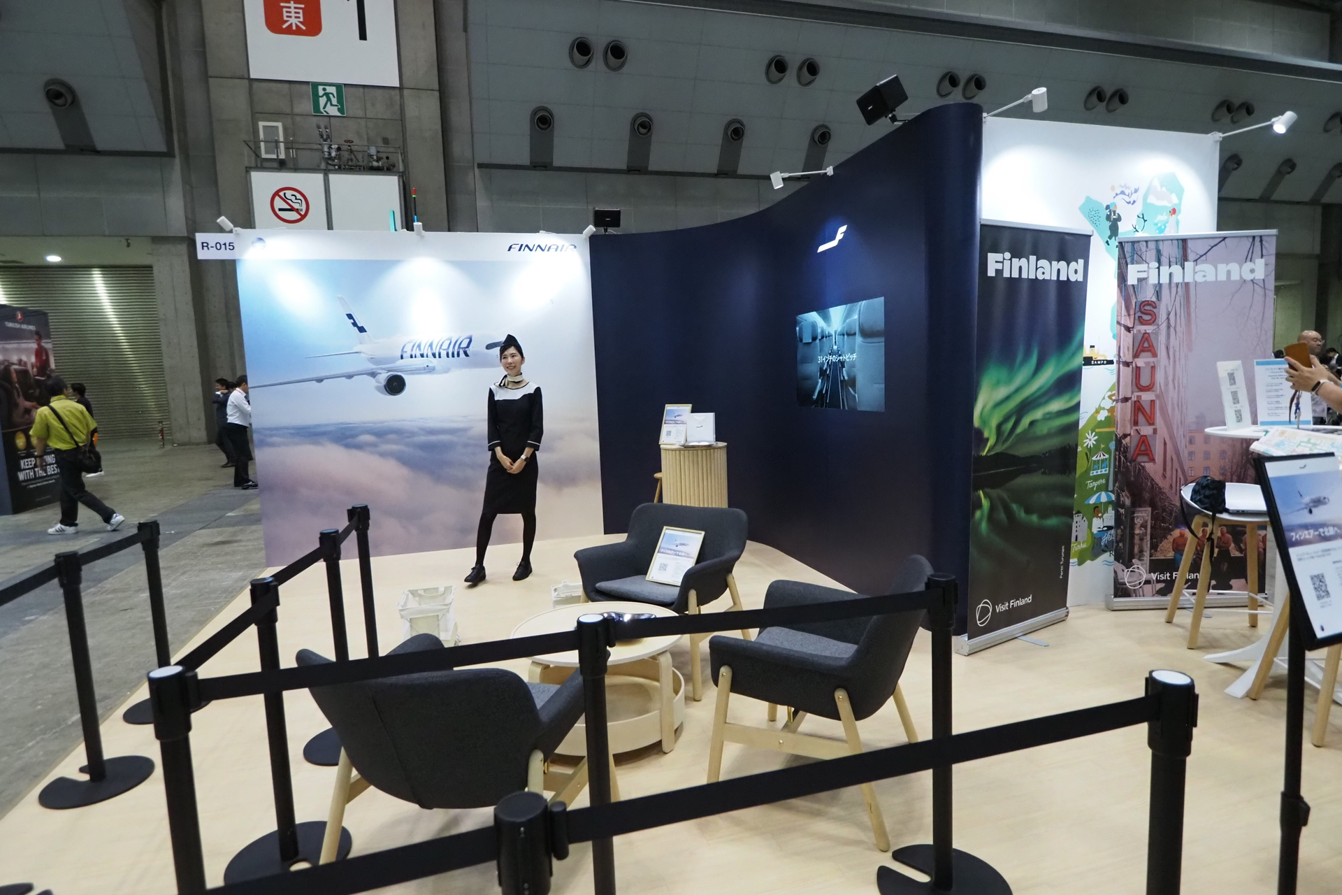フィンランドらしいブース