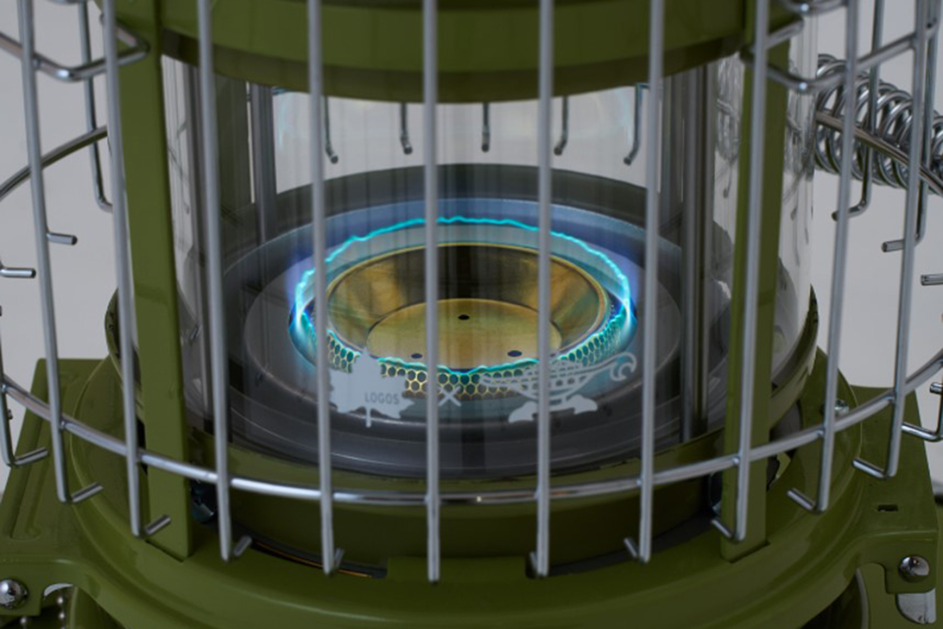 360度炎を楽しめる構造