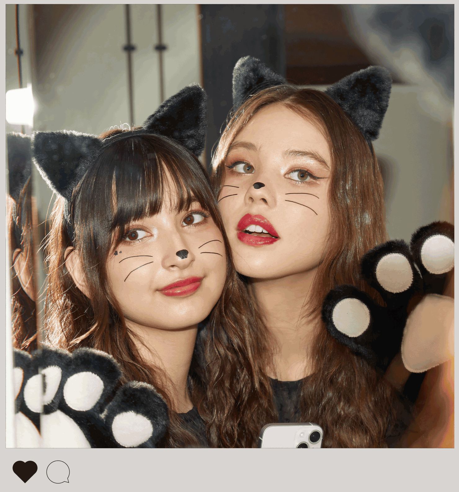 「ねこカチューシャ」を使ったコーデ例