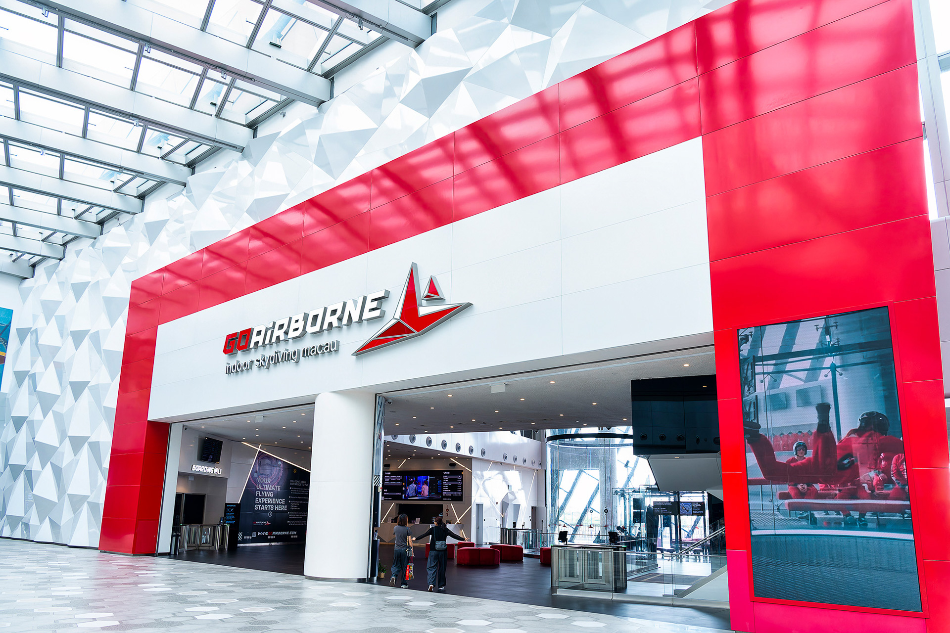 リスボエタ マカオ内にある「GO AiRBORNE」。インドアでの特別体験をしていい思い出を残そう
