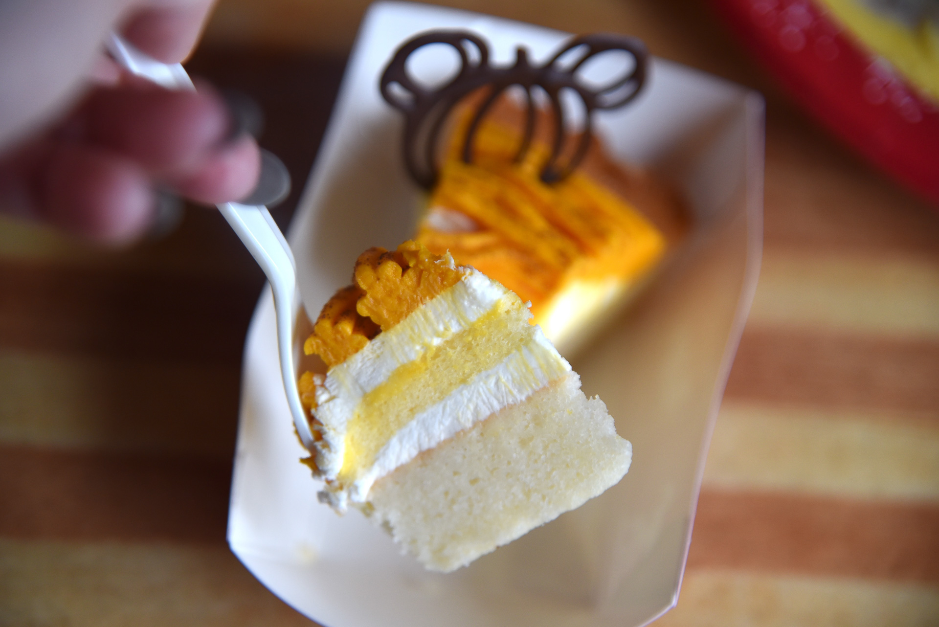 パンプキン×生クリームの最強ハーモニーの完成です