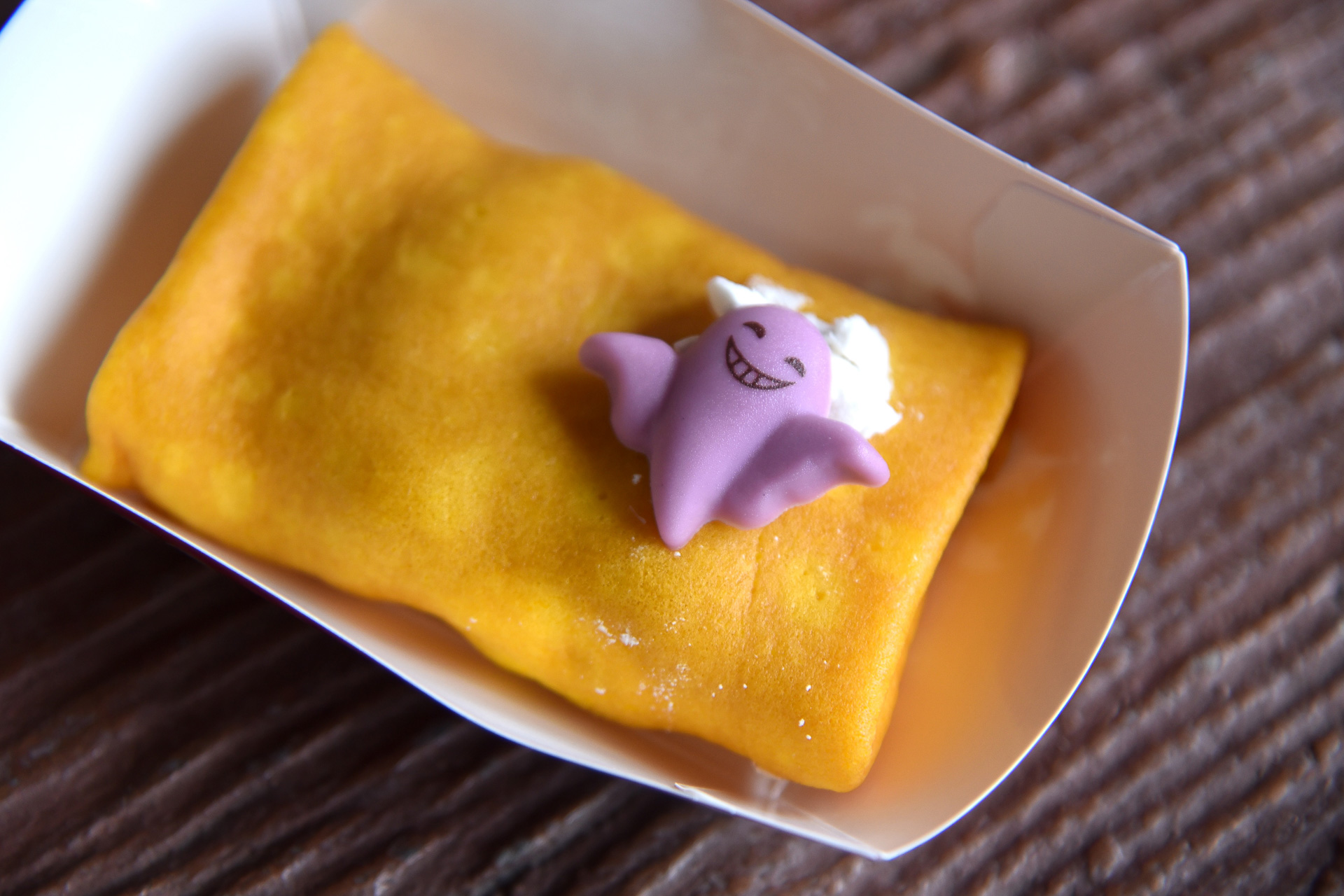 「パンプキンクレープ」（550円）