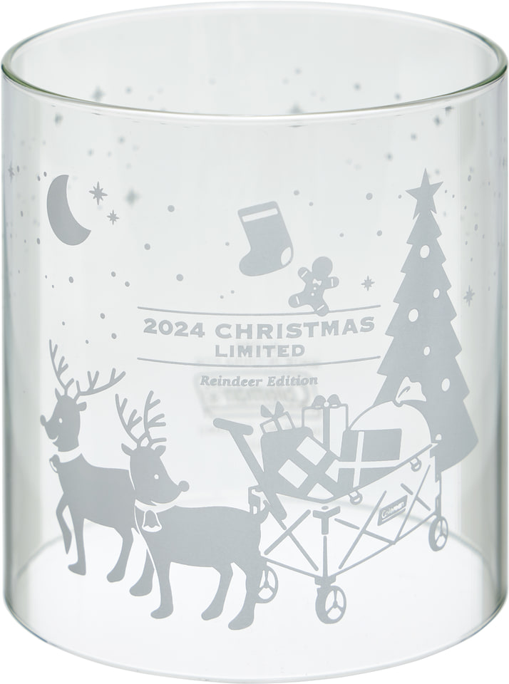 コールマン、ガソリンランタンのクリスマス限定モデル。点灯