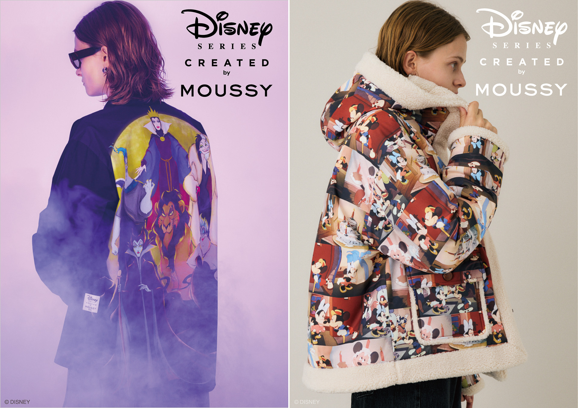 MOUSSYの新作はヴィランズアイテムにもこもこかわいいミッキーアウターに注目
