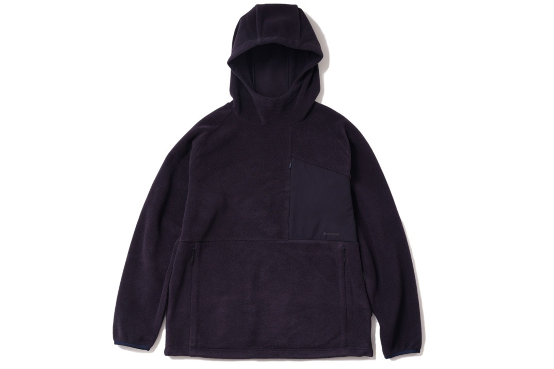 Double Face Fleece Hoodie Navy