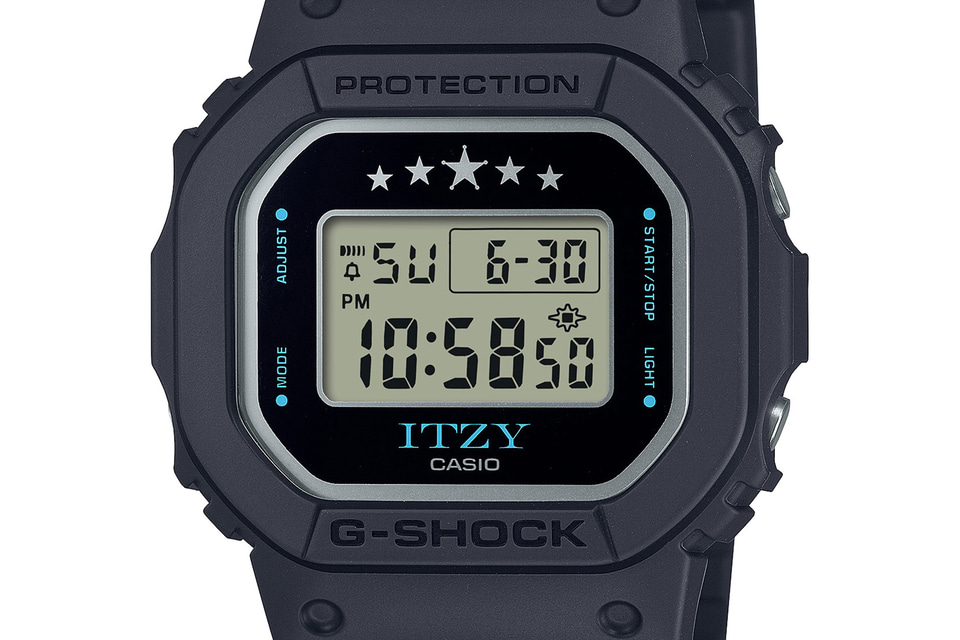 ジーショック whizlimited コラボ G-SHOCK×ITZY、全5色「GMD-S5610」コラボモデル。メンバー描き