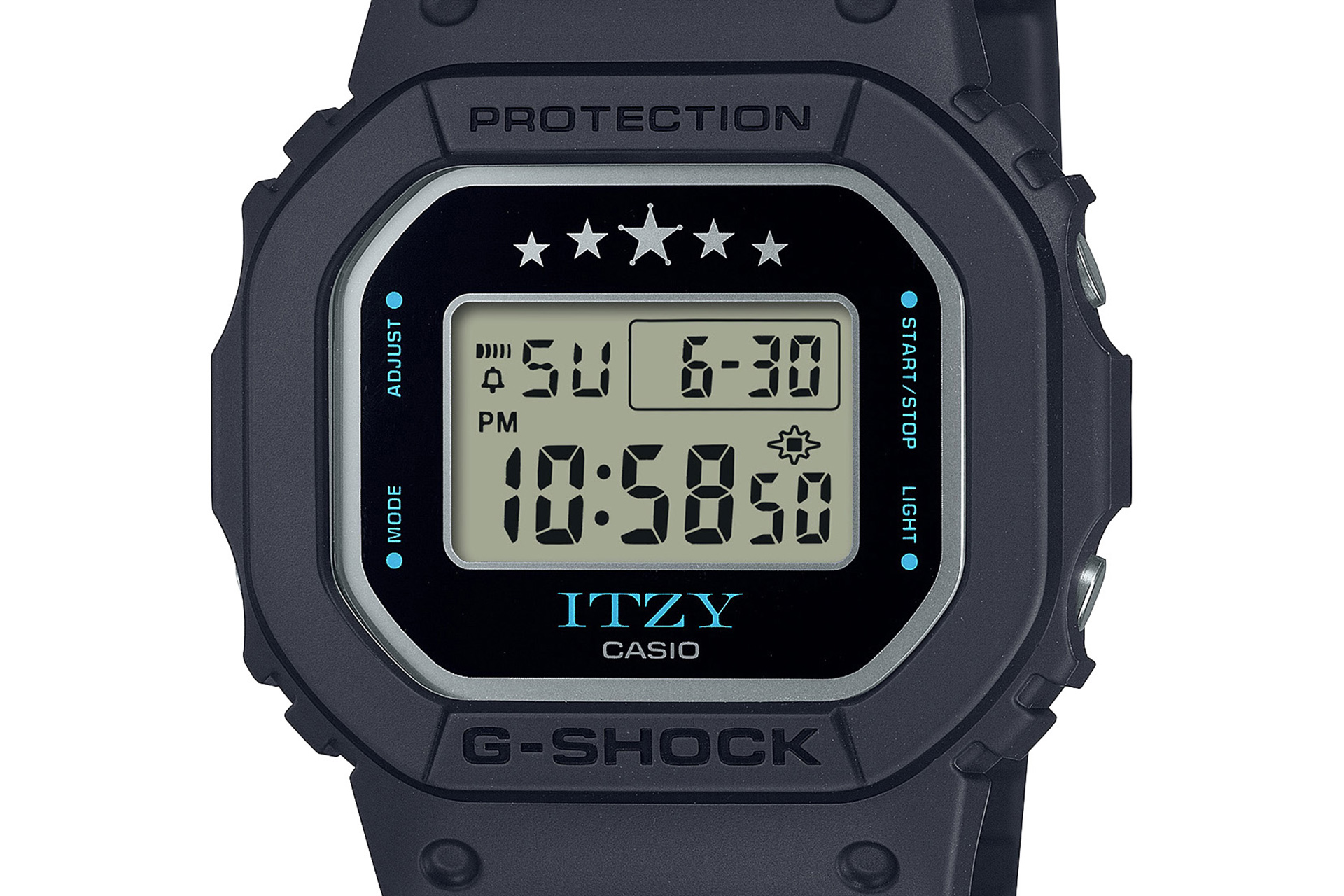 フェイス上部には星マーク