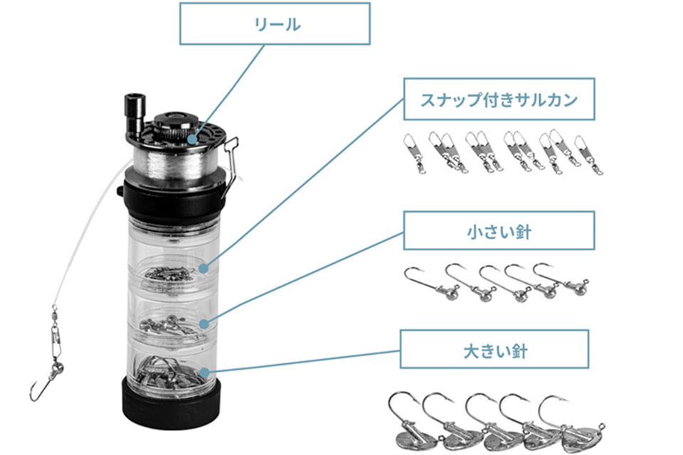 リール DOD 楽天市場】DOD（ディーオーディー） シュルリール（2個セット） FG1