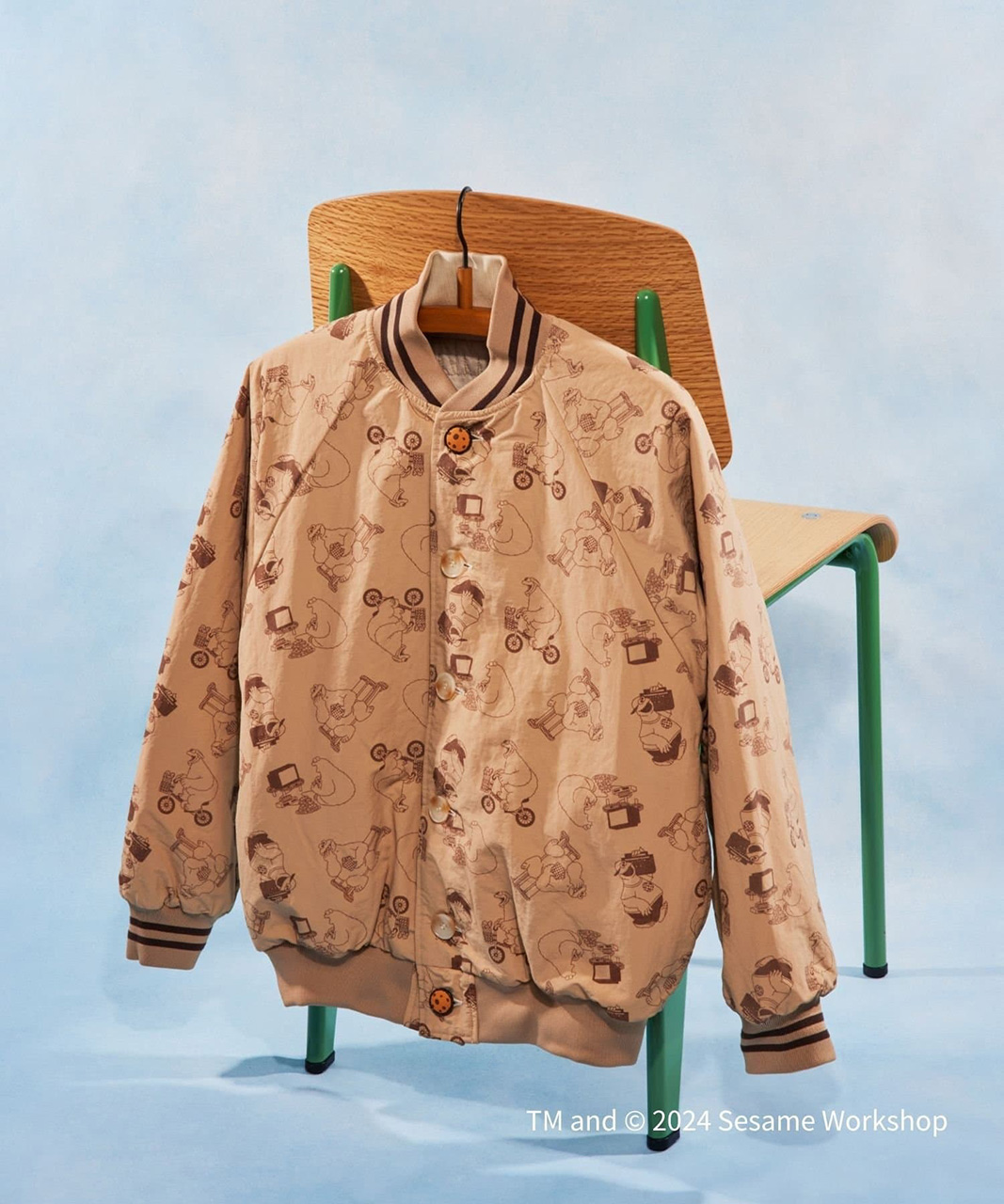 クッキーモンスターのプリント