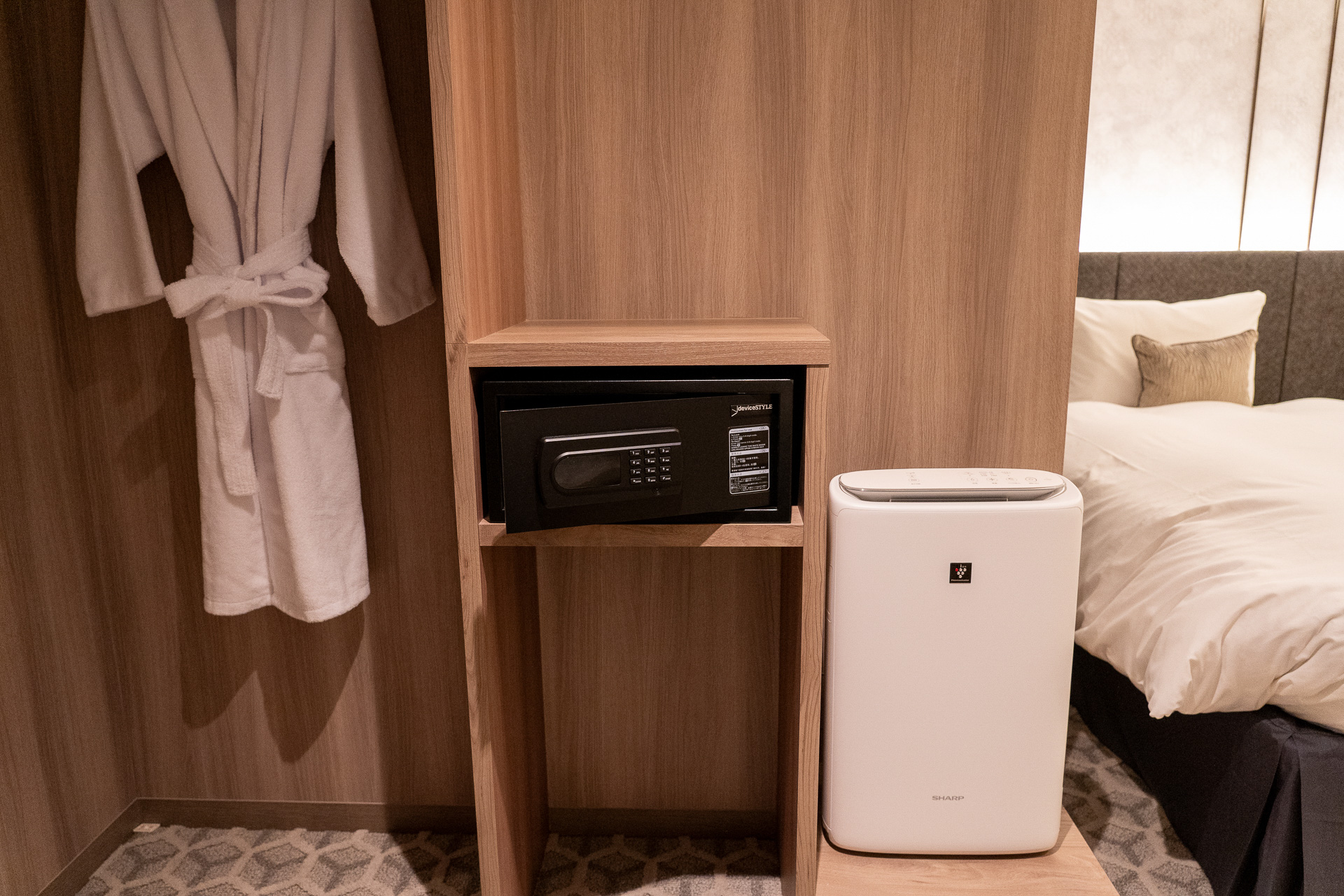 空気清浄機、セーフティボックス