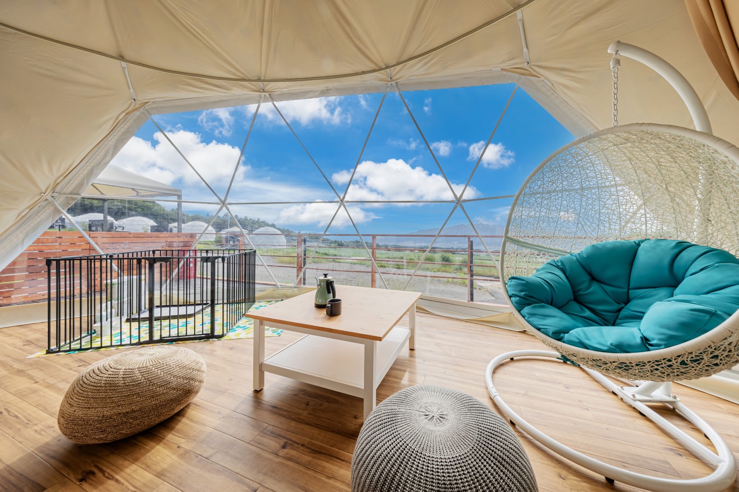 愛犬と泊まれる「with dogドーム」