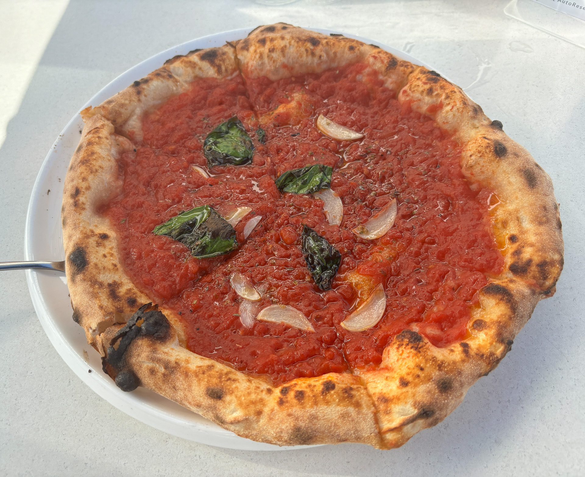 ピッツァ、マリナーラ